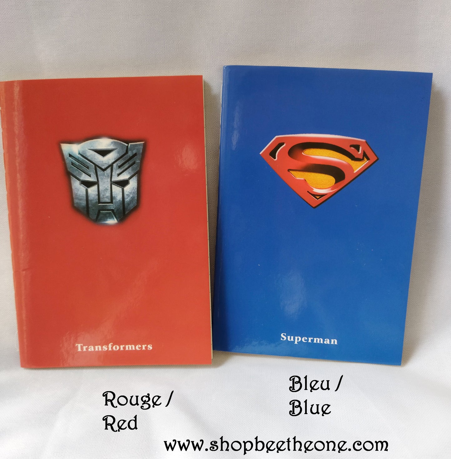 Cahier/Notebook fin - 12 x 8,5 cm - 20 pages - 6 modèles