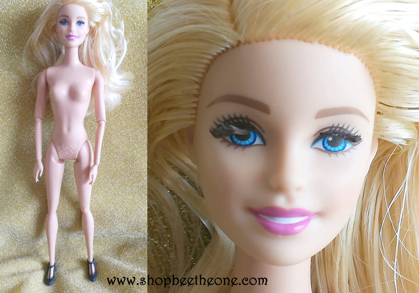 Barbie Style "Denim and stripes" - Mattel 2015 - Poupée nue - chaussures
