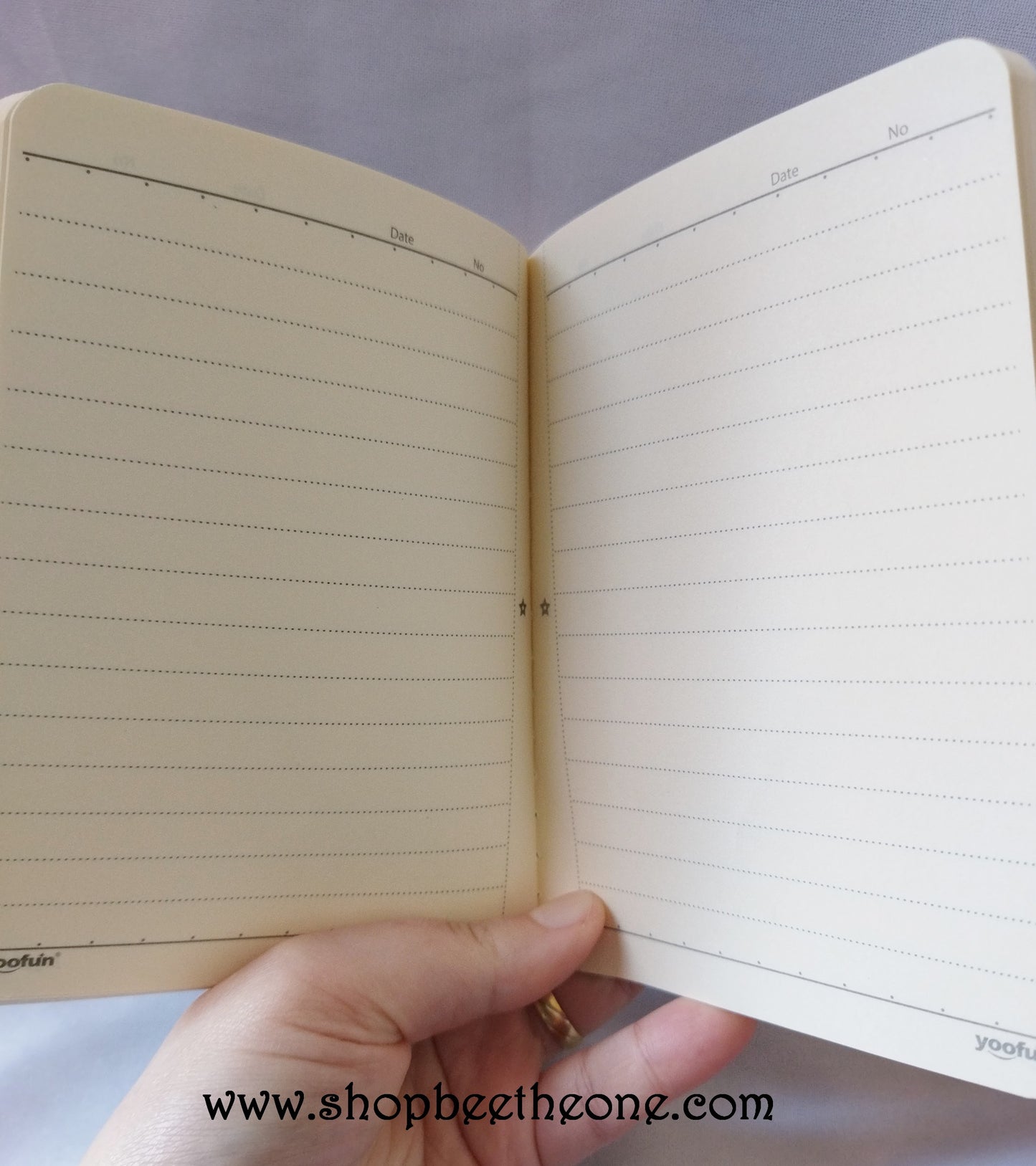 Cahier/Notebook fin "Dream and Explore" - 10,5 x 14 cm - Galaxie bleue
