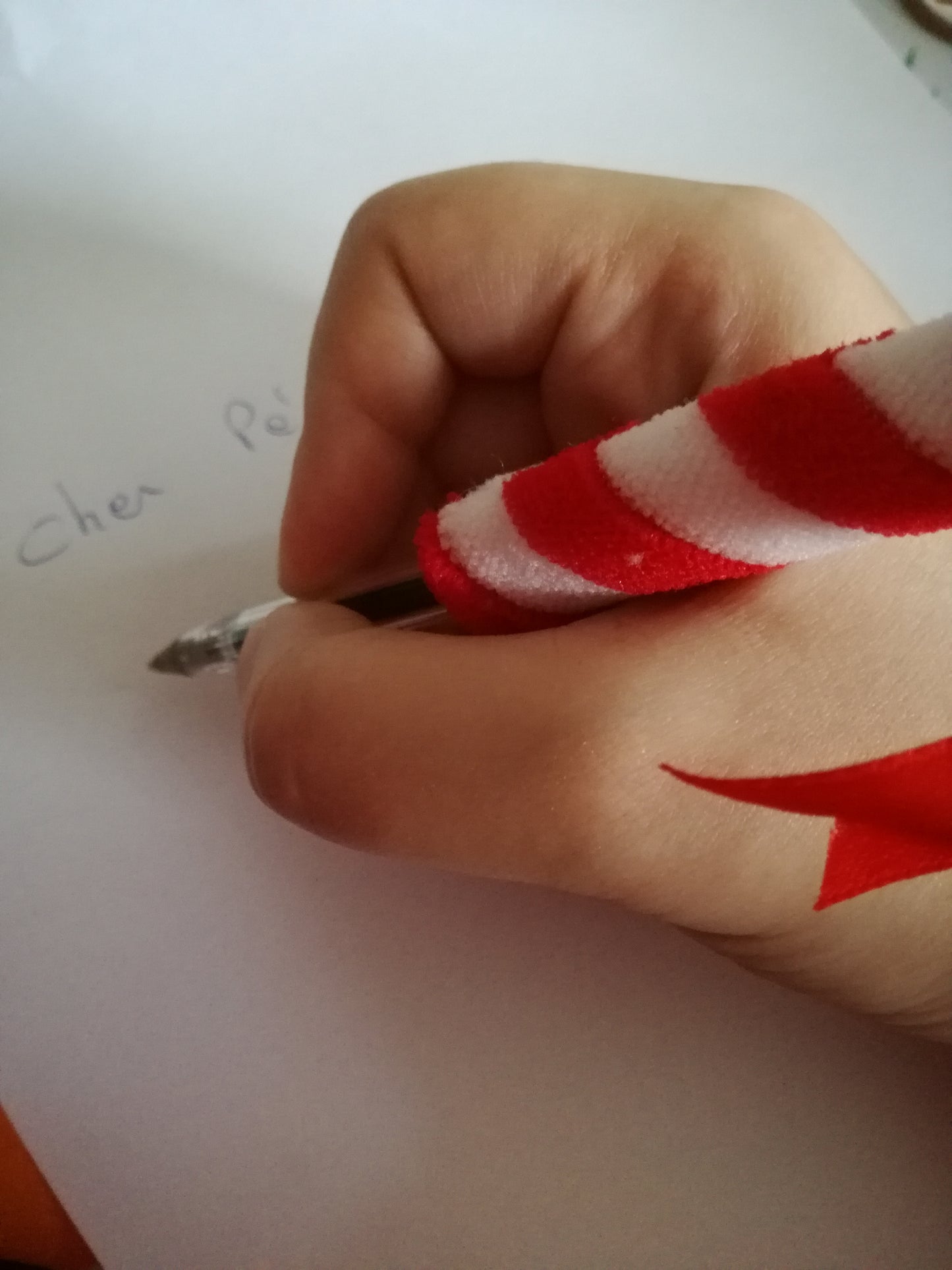 Décoration Ornement de Noël Etui cache-stylo "Bonbon sucette candy" pour stylo ou crayon