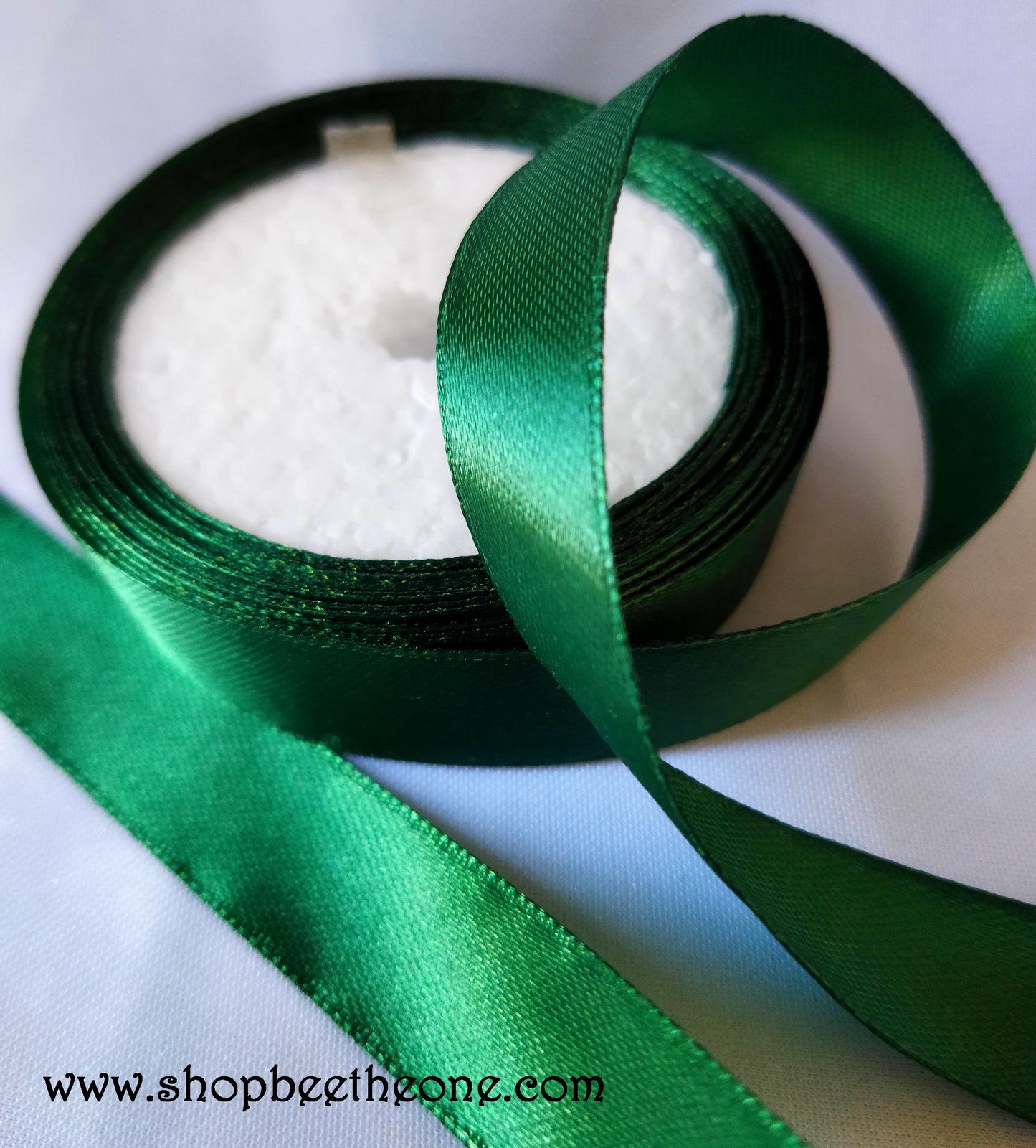 Ruban de satin - 15/16 mm x 1 m - Simple face - 4 coloris