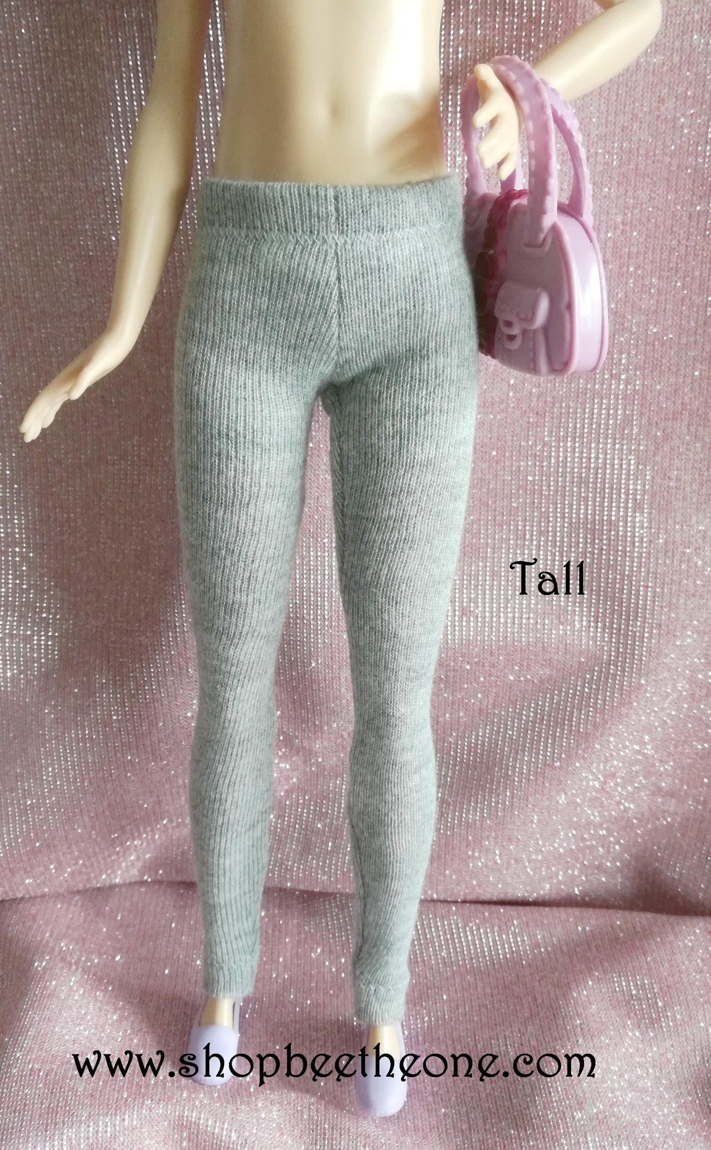 Pantalon collant leggings long pour poupées Barbie - 11 couleurs - 4 tailles - Collection Basics - par Bee the One