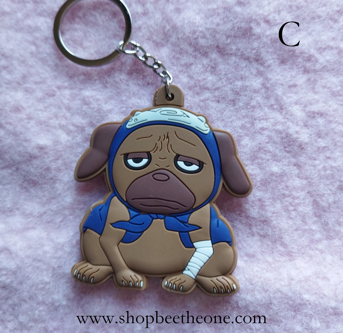 Porte-clé PVC kawaii Ninja - 3 modèles
