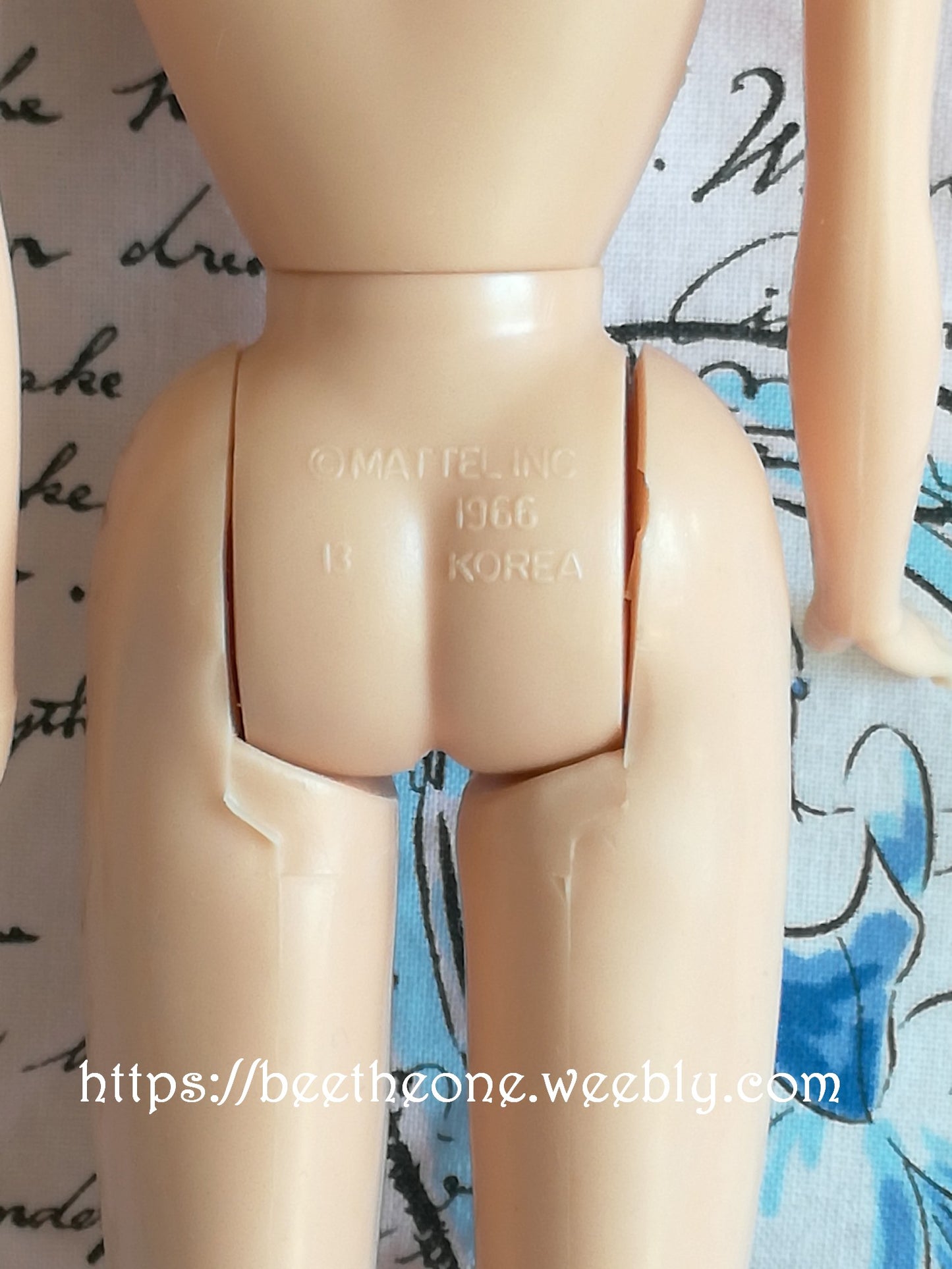 RARE Barbie Partytime #9925 - Mattel 1977 - Poupée nue - exclusivité Europe et Canada