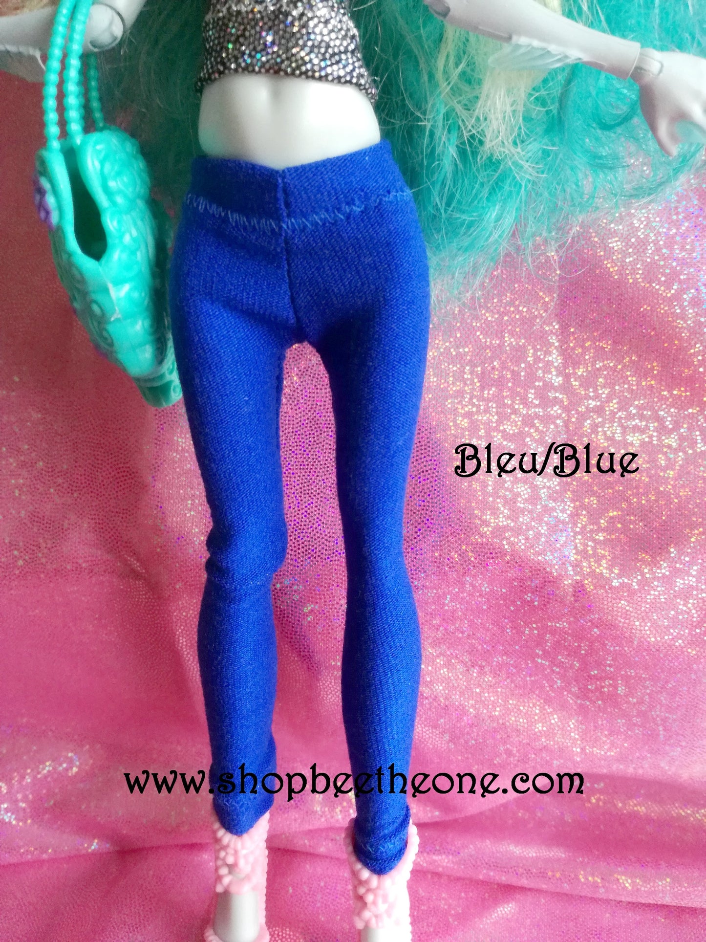 Pantalon collant leggings pour poupées Monster High - 6 tailles - 9 coloris - Collection Basics - par Bee the One