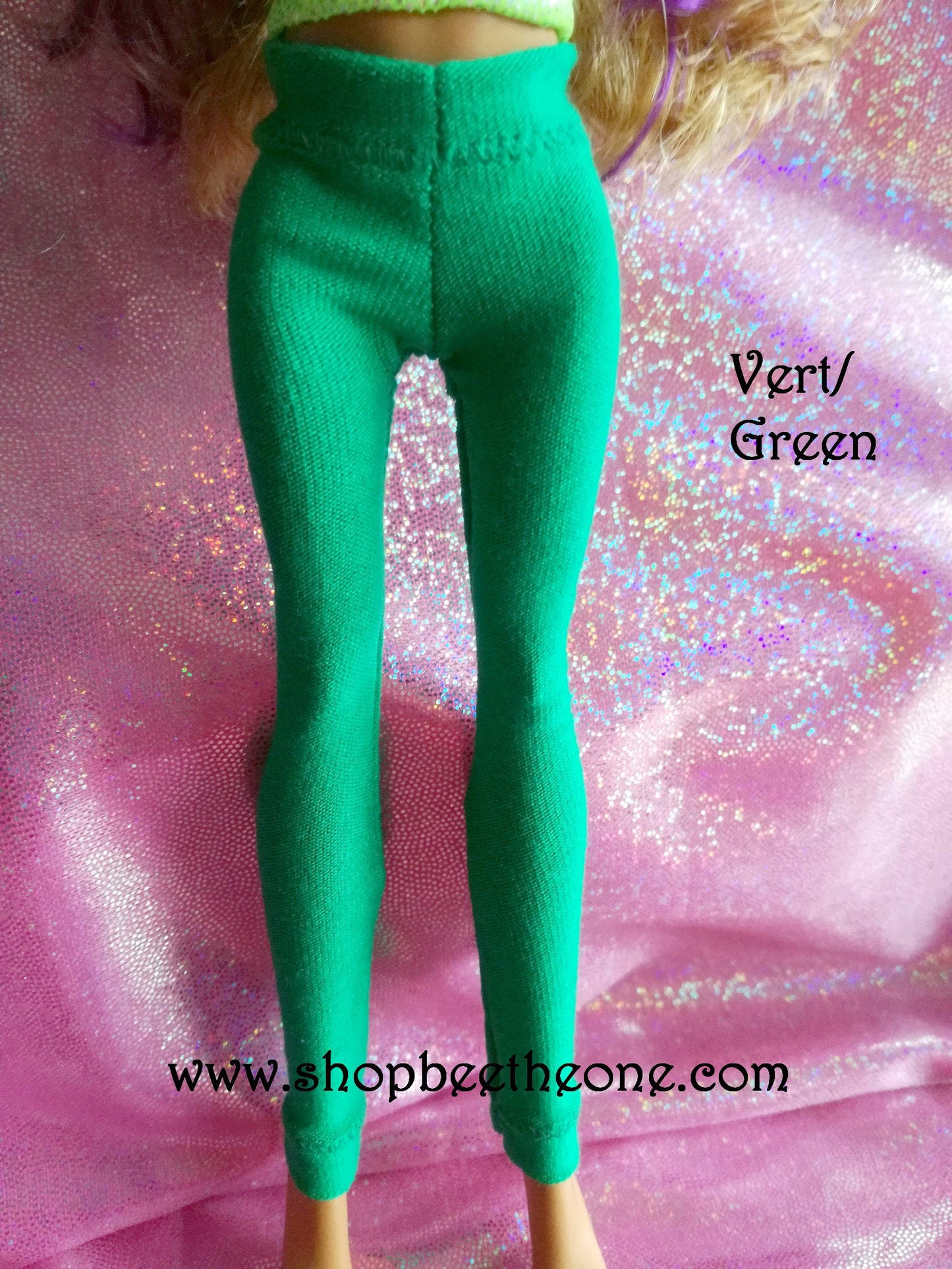 Pantalon collant leggings pour poupées Monster High - 6 tailles - 9 coloris - Collection Basics - par Bee the One