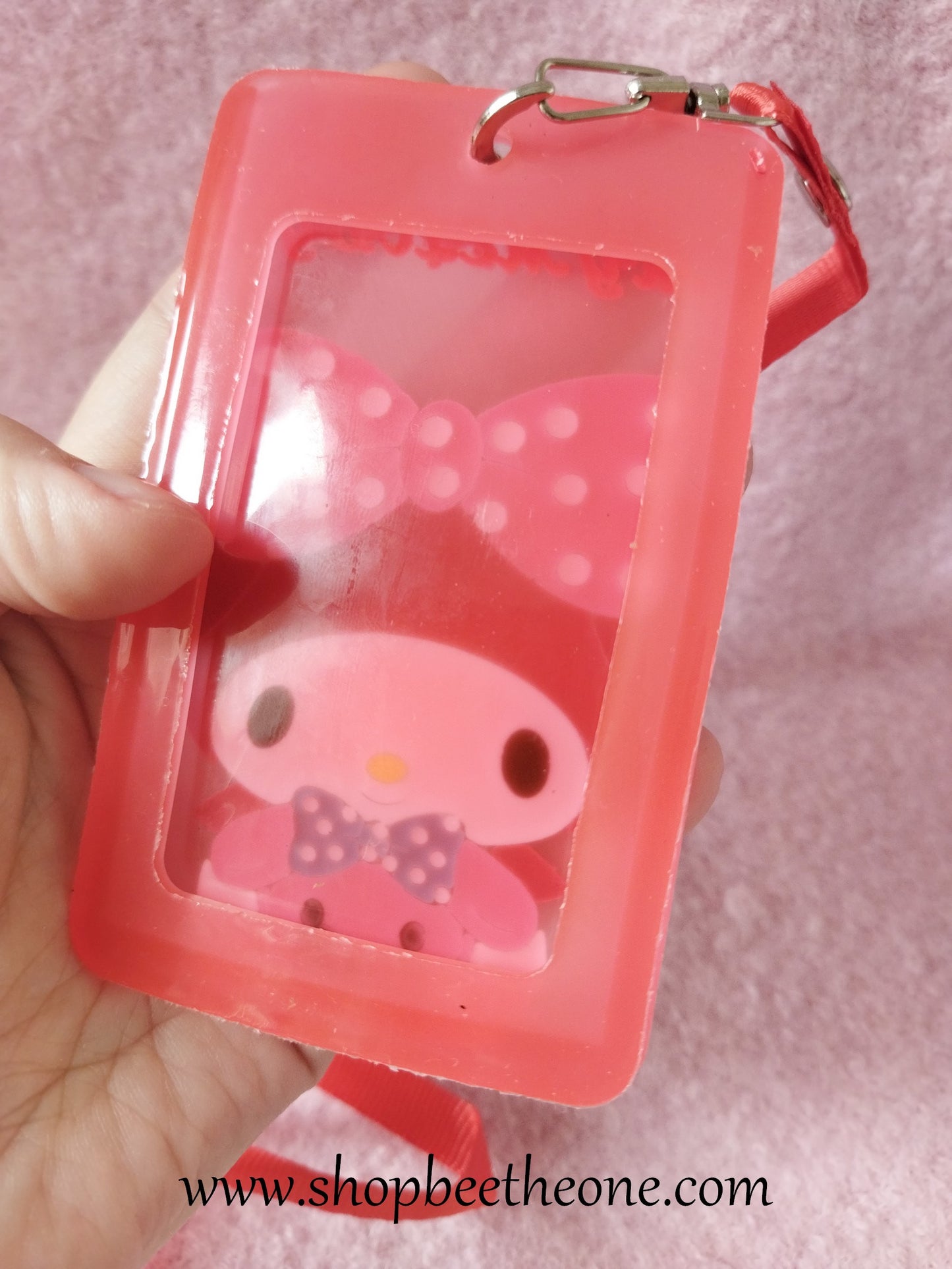Porte-badges Lapin blanc et nounours en silicone