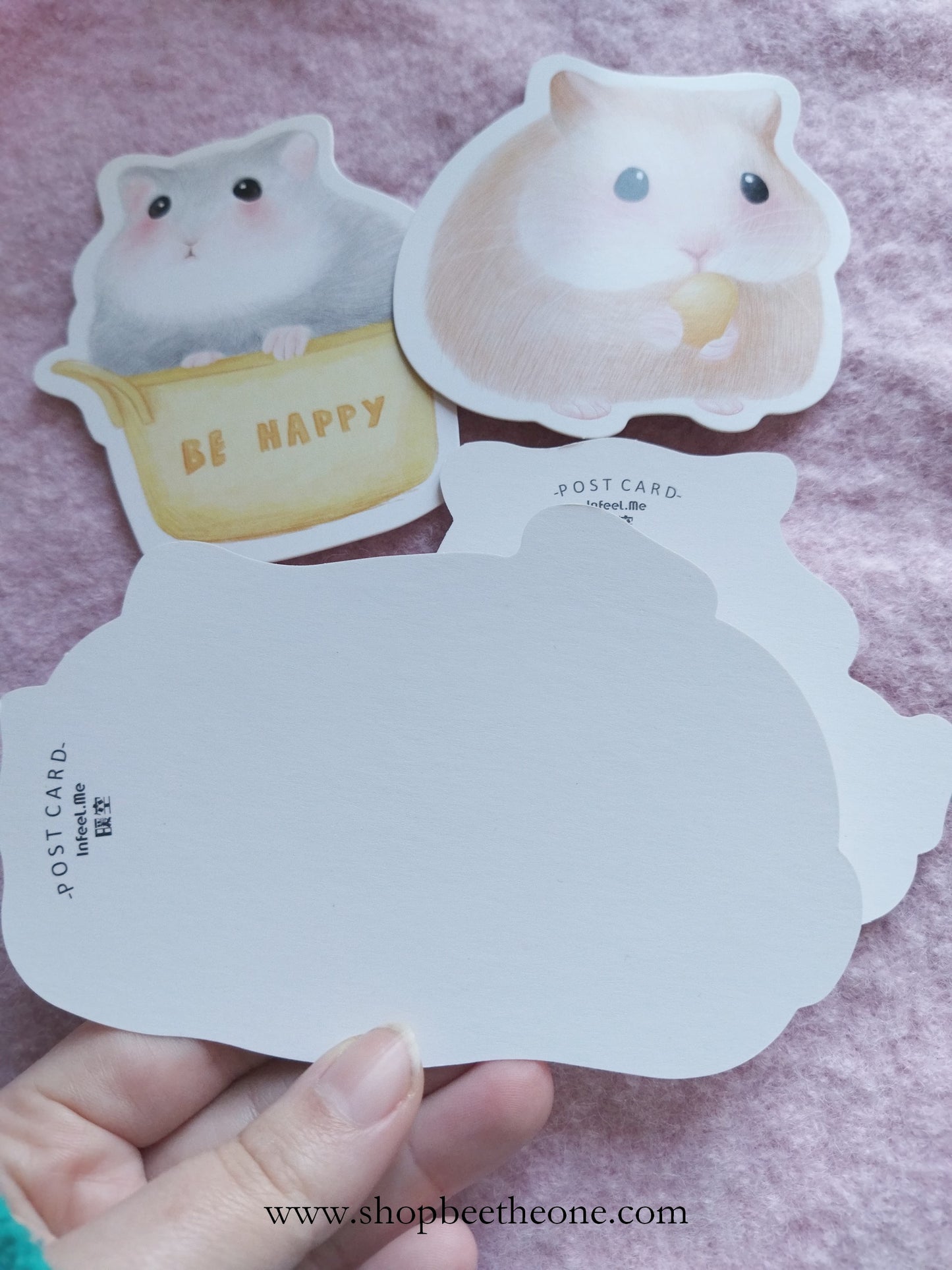 Cartes postales kawaii Hamster