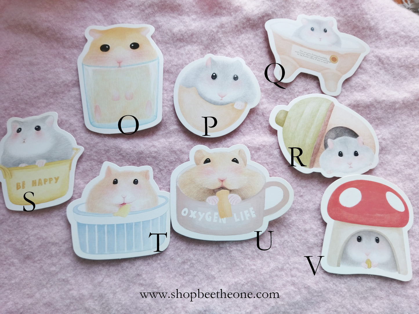 Cartes postales kawaii Hamster