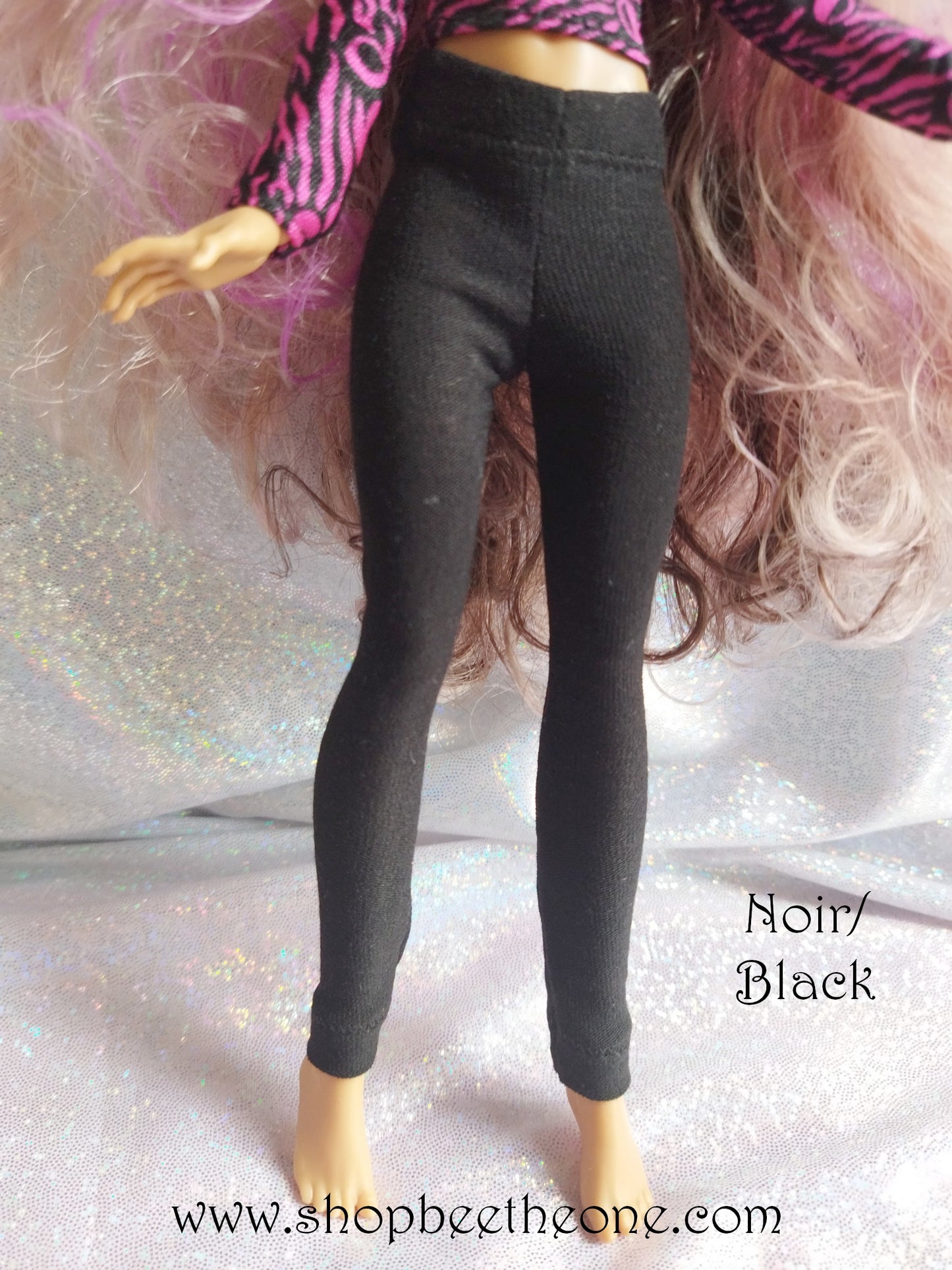 Pantalon collant leggings pour poupées Monster High - 6 tailles - 9 coloris - Collection Basics - par Bee the One