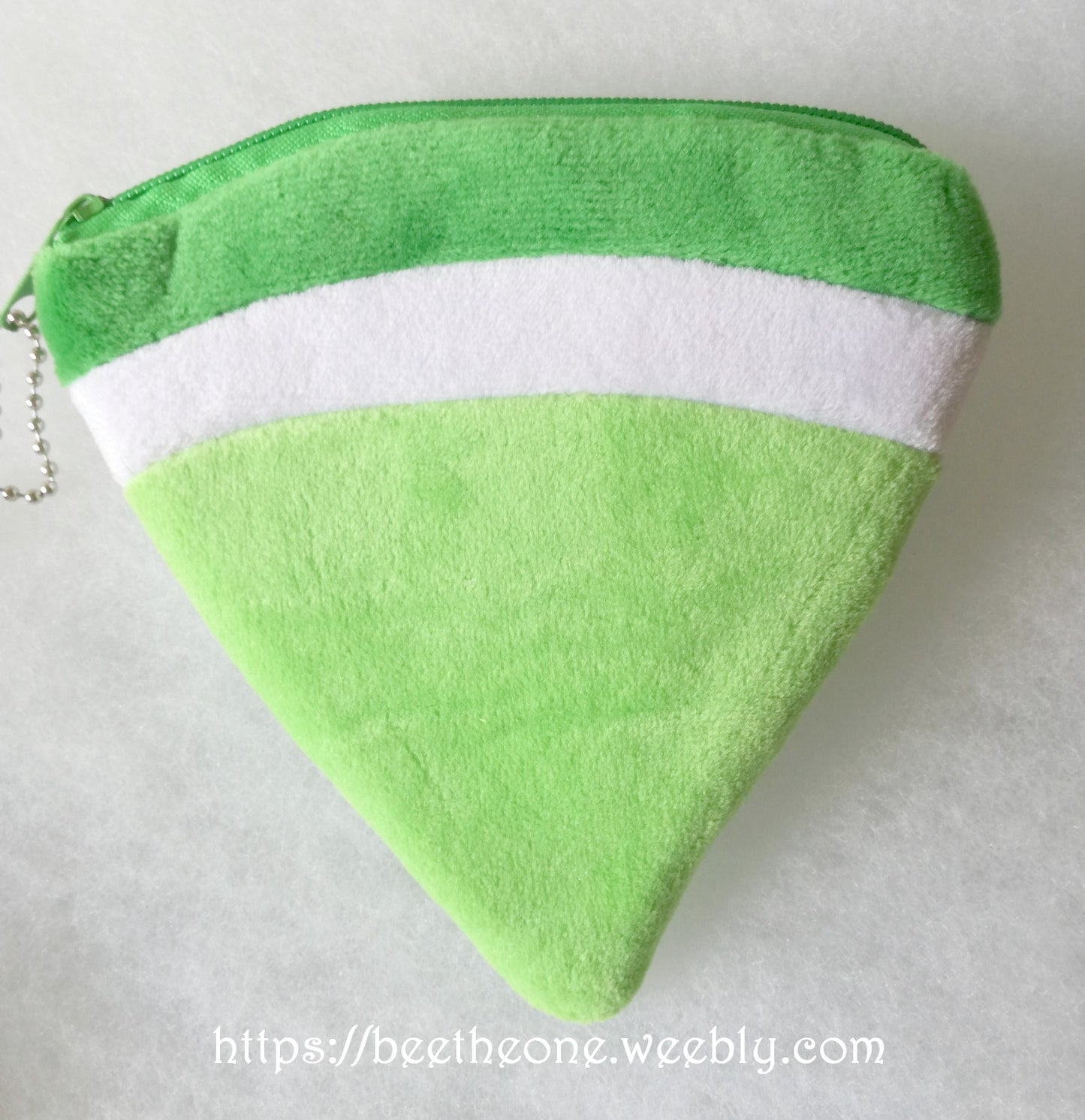 Porte-monnaie kawaii Tranche de Pastèque ou Melon en peluche - rouge, rose, jaune ou vert