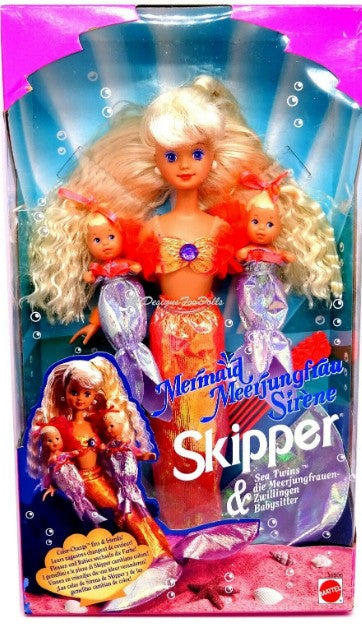 Skipper Sirène Babysitter (Mermaid & the Sea Twins) - Mattel 1993 - Bébé nu - Vêtements