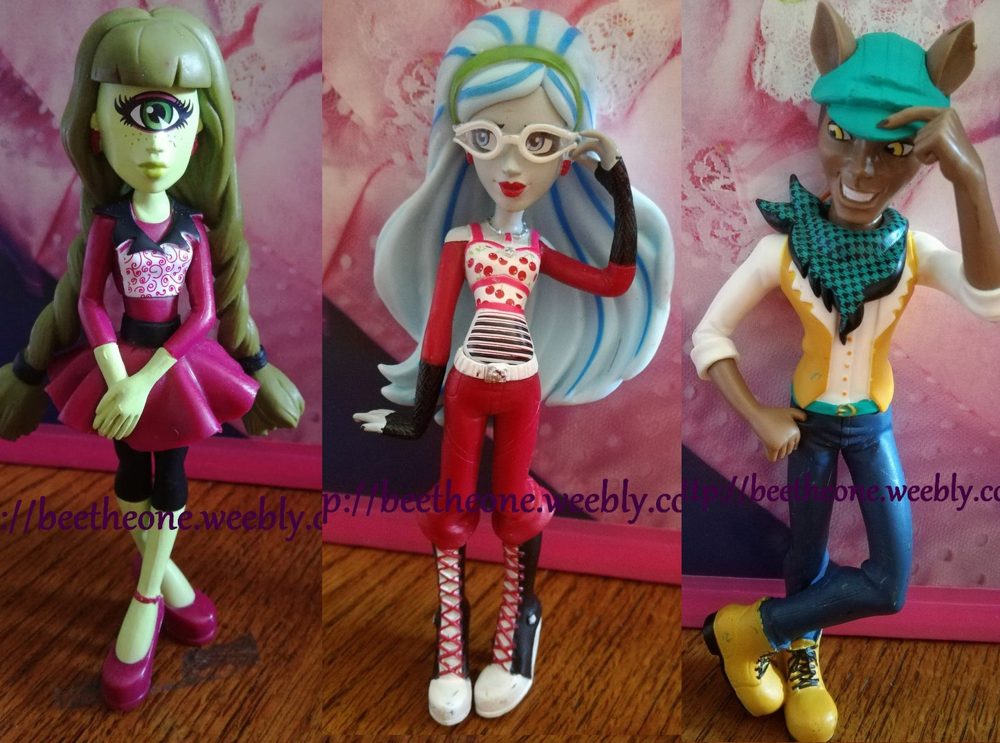 Figurine Monster High - Ghoulia Yelps, Clawd Wolf ou Iris Clops