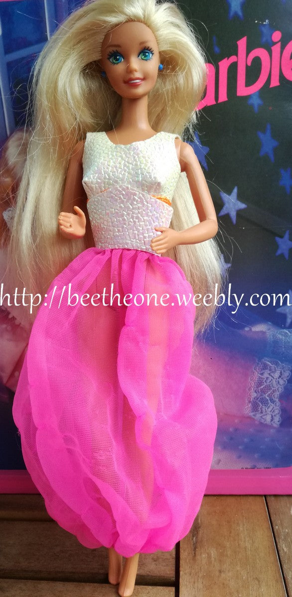 Habillage Bal Costumé (Costume Ball) Thème Génie/Robe de bal - Mattel 1990 - Vêtements
