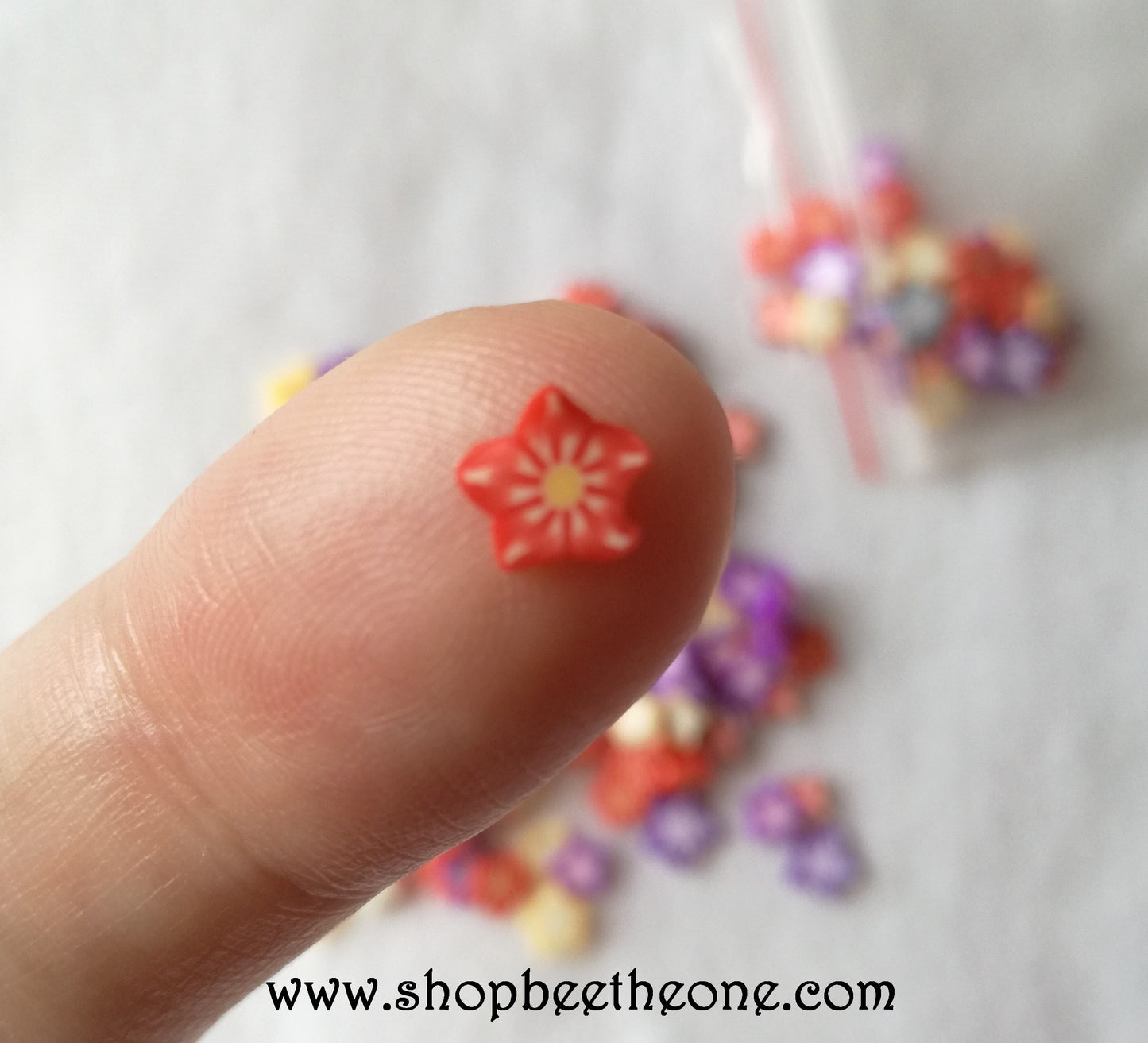 2 g de Tranches de Fimo Pâte Polymère - Mix Etoiles