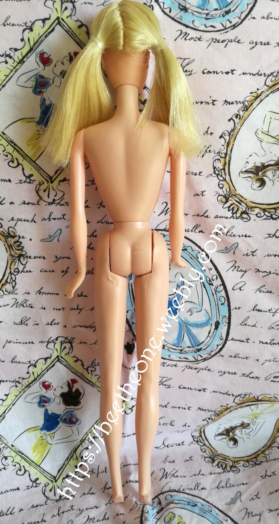 RARE Barbie Partytime #9925 - Mattel 1977 - Poupée nue - exclusivité Europe et Canada