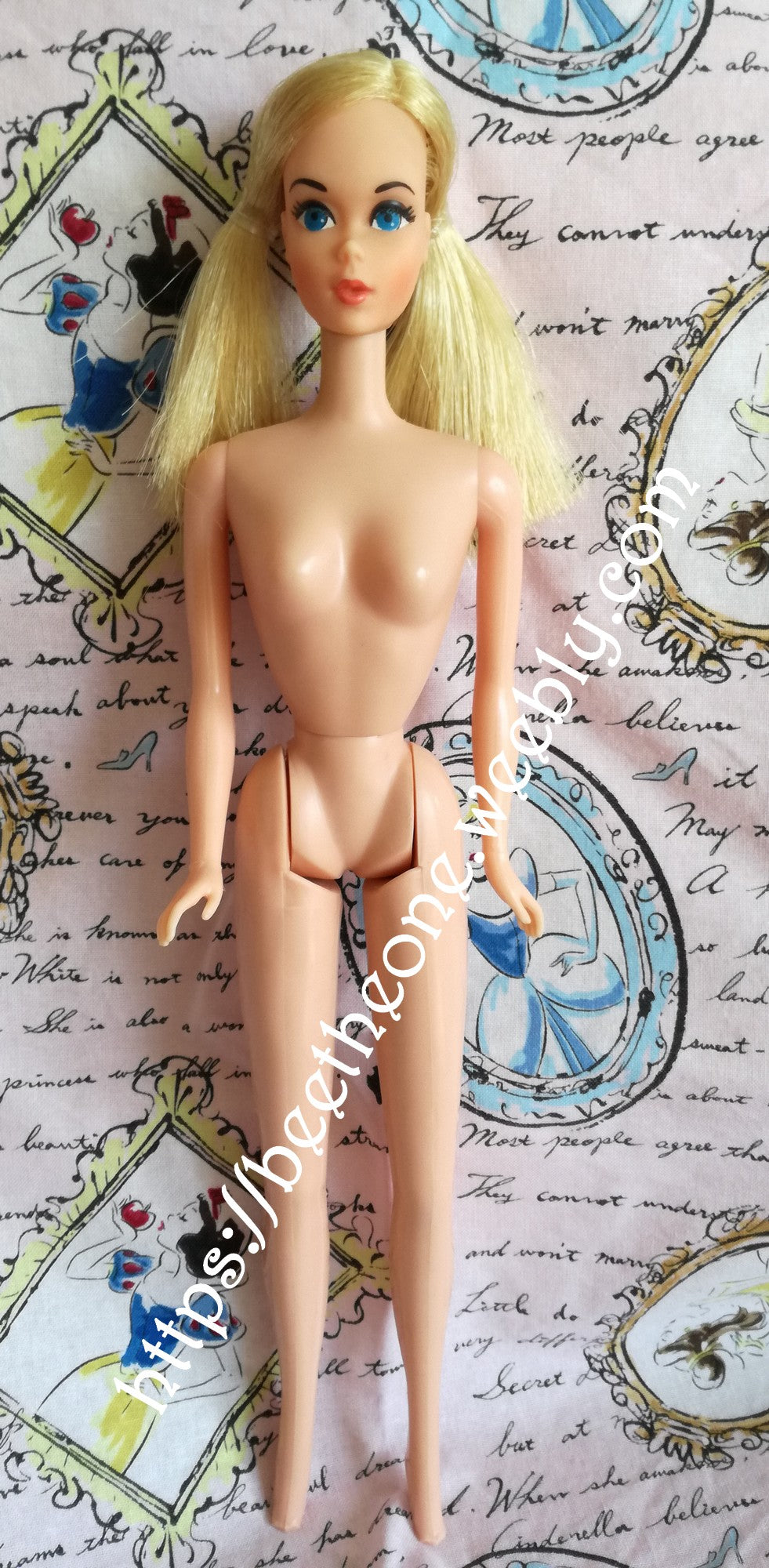RARE Barbie Partytime #9925 - Mattel 1977 - Poupée nue - exclusivité Europe et Canada