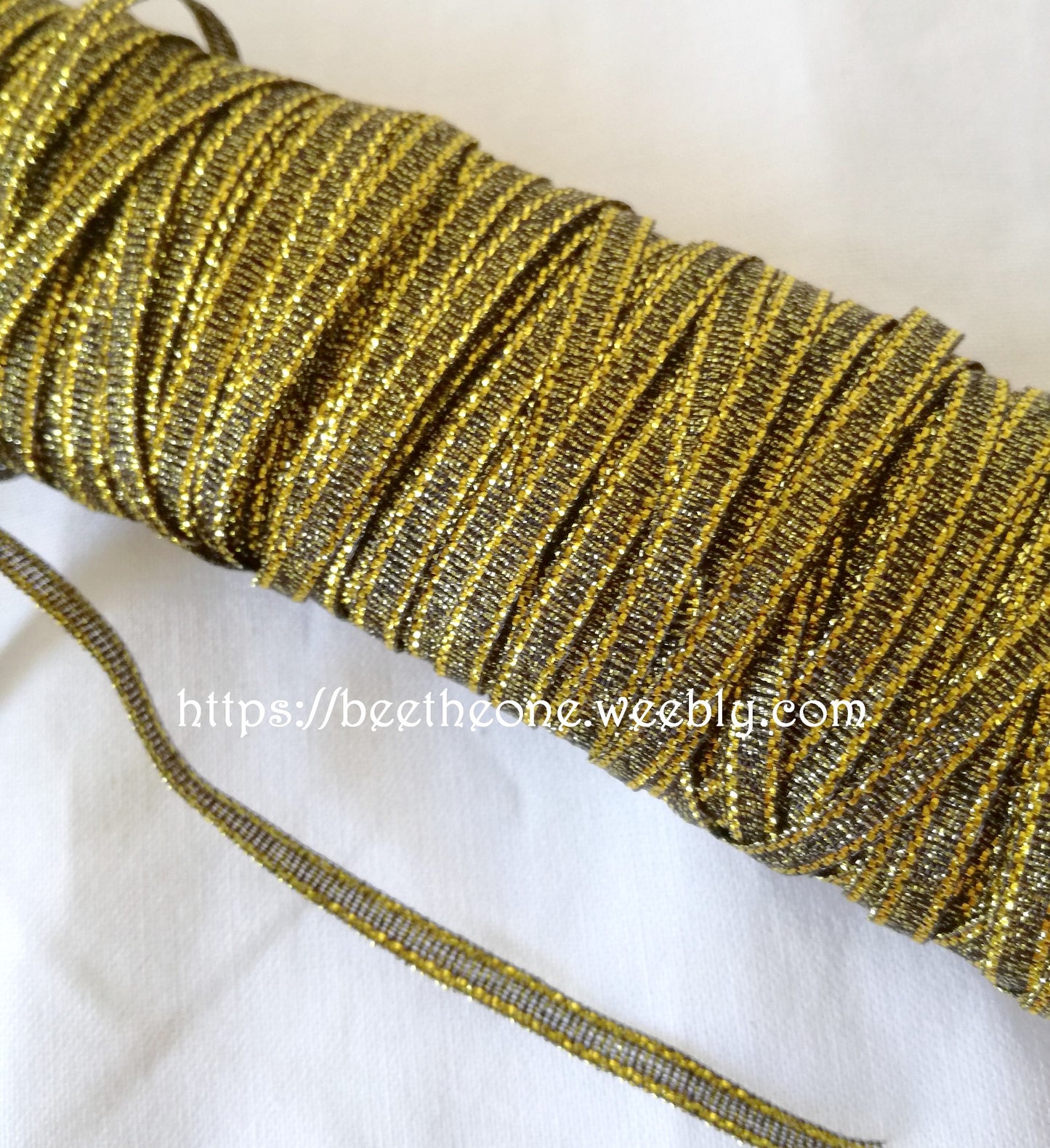 Ruban fantaisie organza bicolore brillant - 4 mm x 1 m - 4 coloris