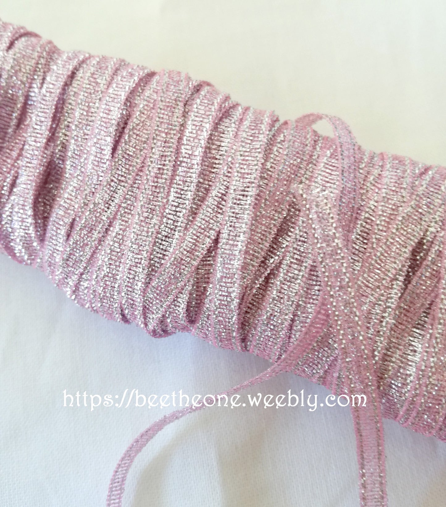 Ruban fantaisie organza bicolore brillant - 4 mm x 1 m - 4 coloris