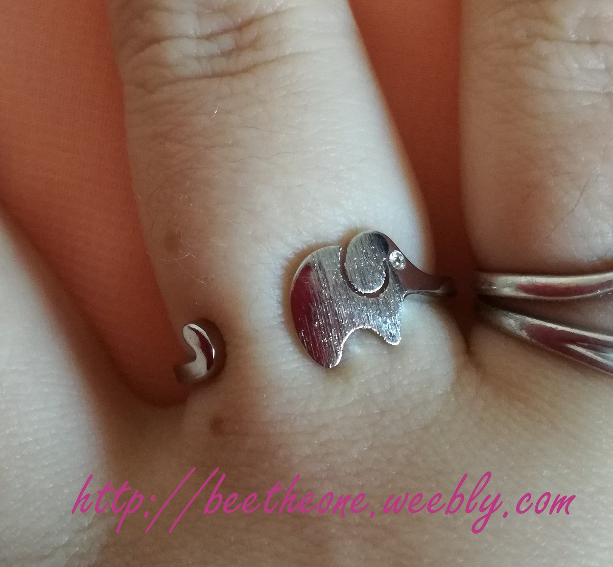 Bague Minimaliste Eléphant - Argenté