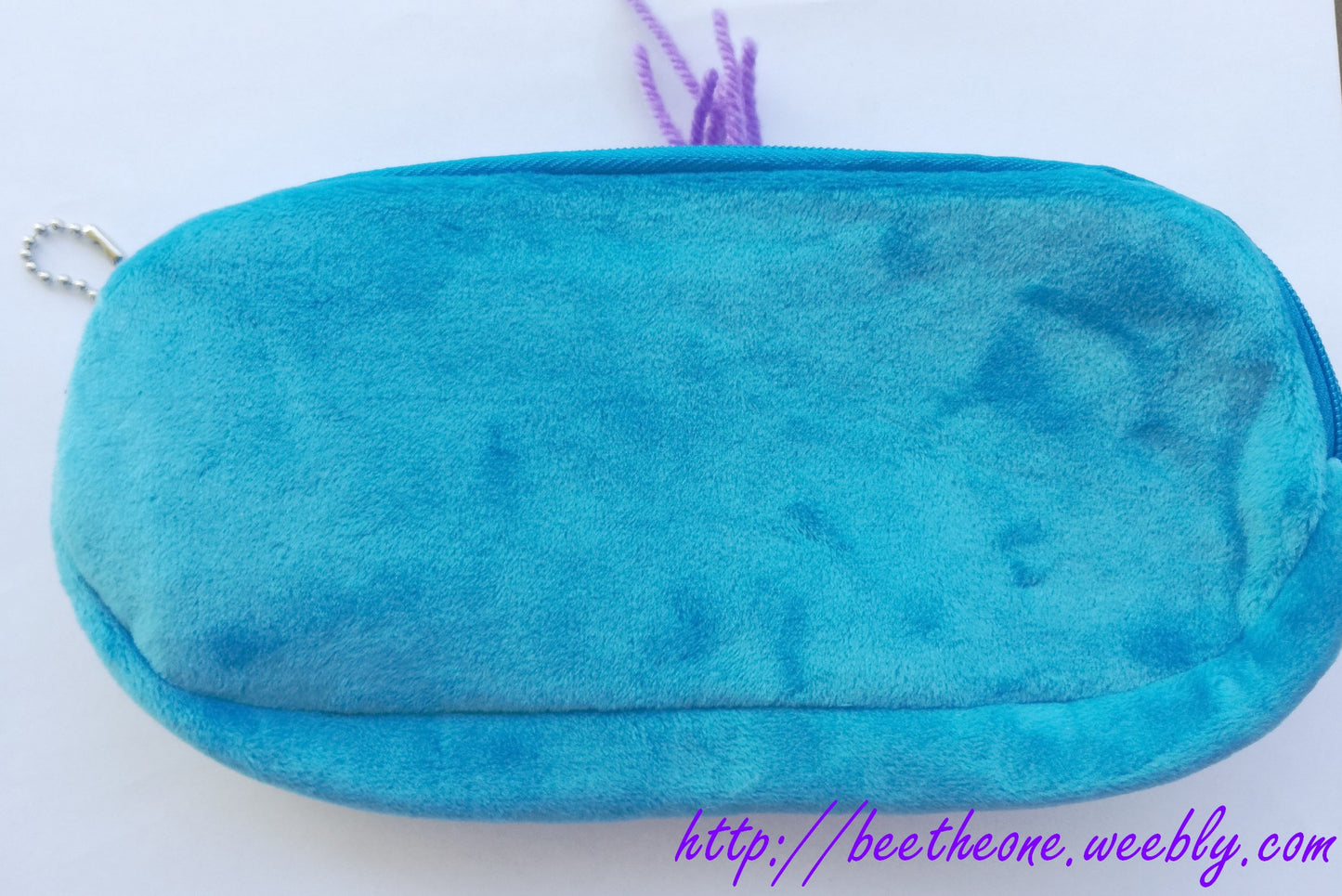 Trousse kawaii Cochonnet ou Bourriquet en peluche