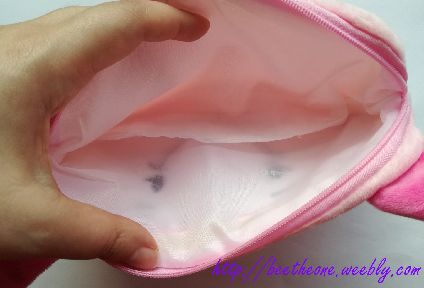 Trousse kawaii Cochonnet ou Bourriquet en peluche