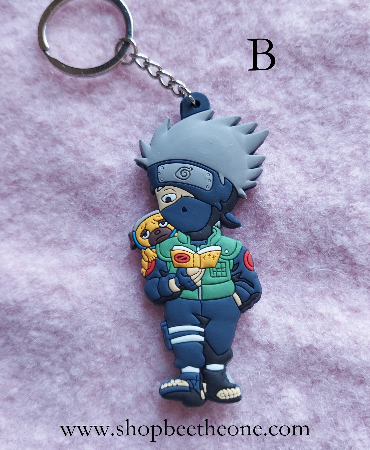 Porte-clé PVC kawaii Ninja - 3 modèles