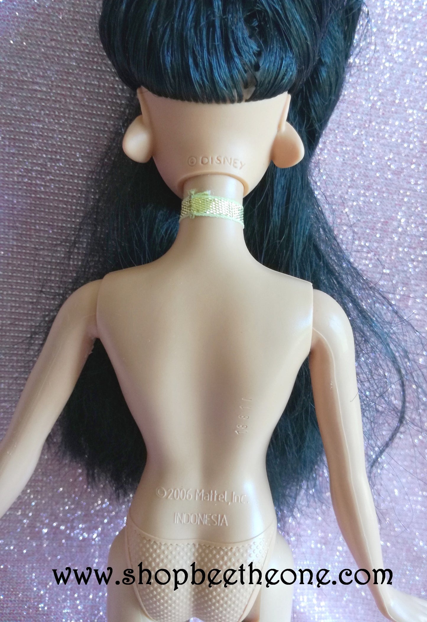 Jasmine Disney Princess Ultimate Collection 7-pack - Mattel 2010 - Exclusivité USA/Australia - Poupée nue + collier