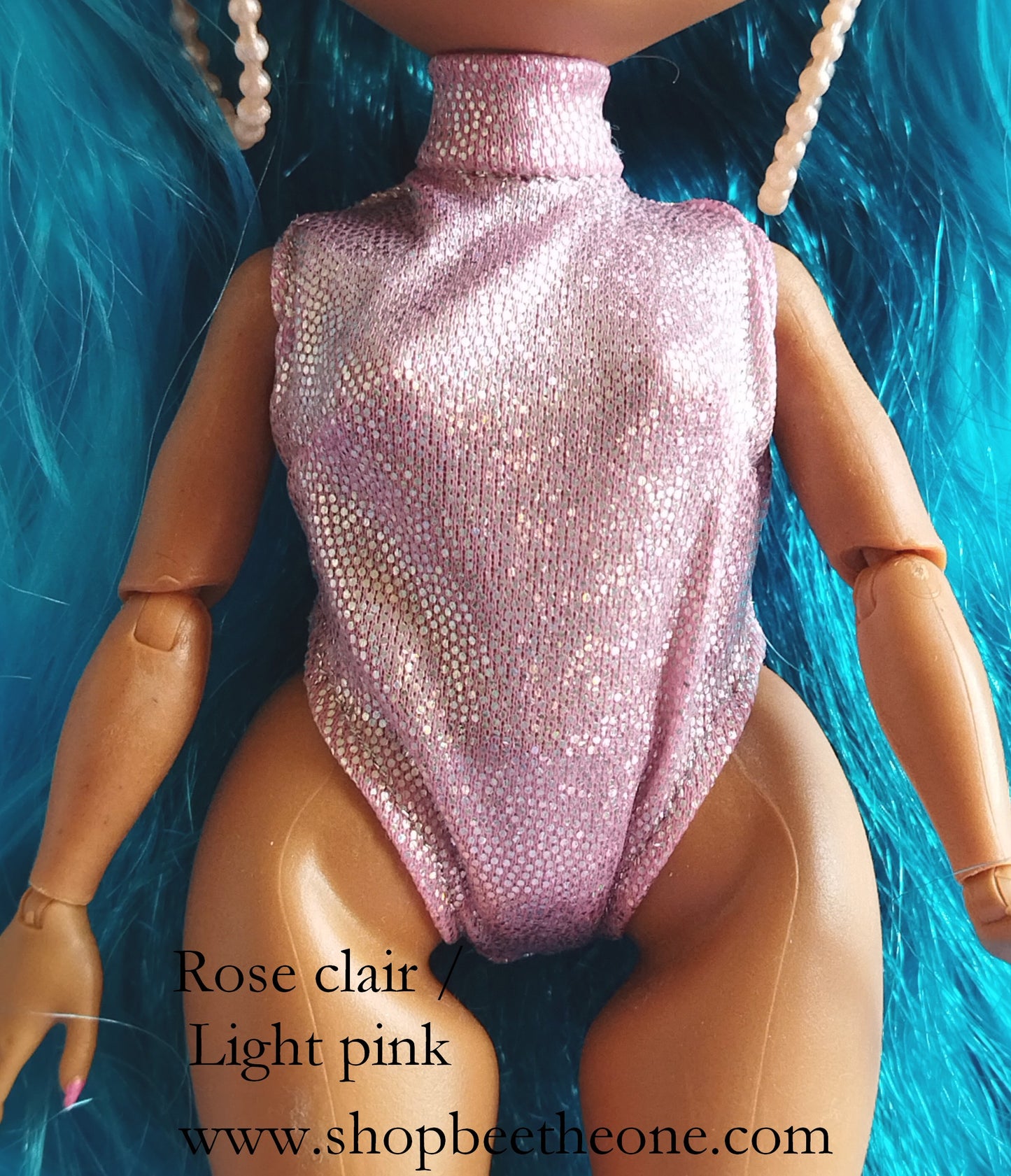Maillot justaucorps holographique pour poupées L.O.L Surprise! O.M.G - 2 coloris - par Bee the One - Collection Basic