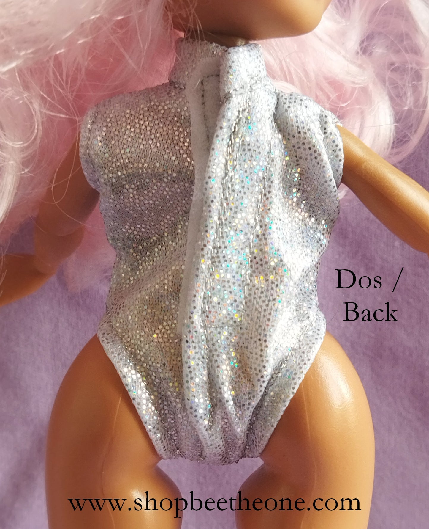 Maillot justaucorps holographique pour poupées L.O.L Surprise! O.M.G - 2 coloris - par Bee the One - Collection Basic