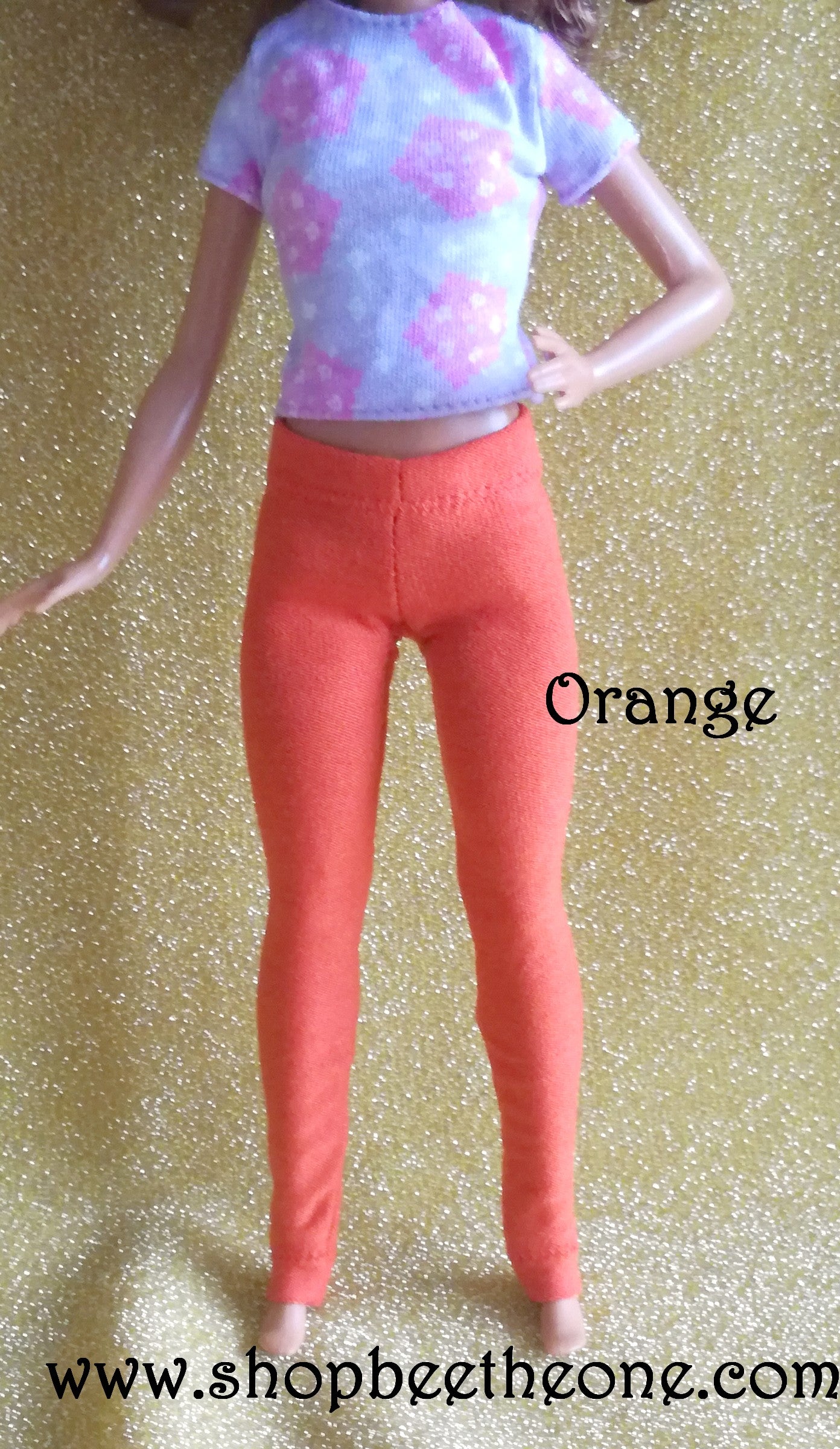 Pantalon collant leggings long pour poupées Barbie - 9 couleurs - 4 tailles - Collection Basics - par Bee the One