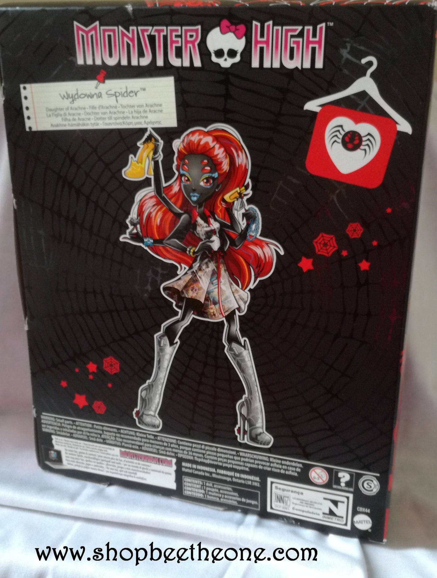 Wydowna Spider I Love Fashion - Mattel 2014 - Poupée neuve en boîte