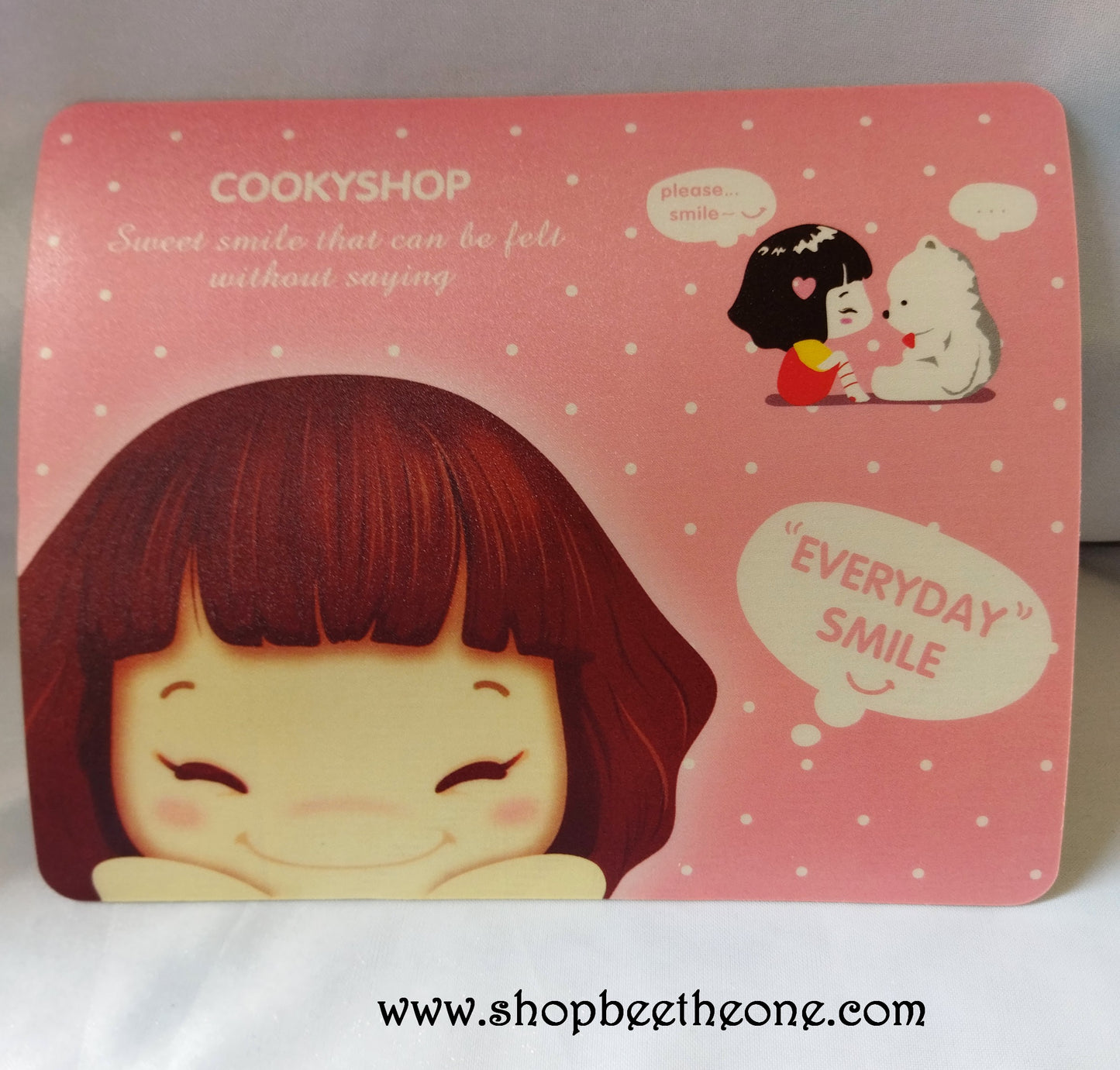 Tapis de souris Cookyshop Fille kawaii rose