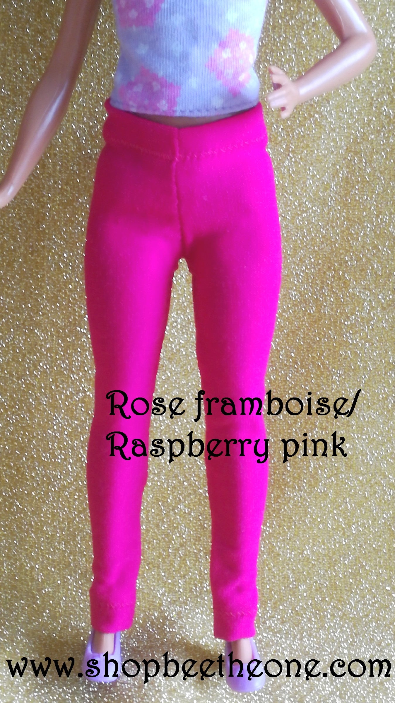 Pantalon collant leggings long pour poupées Barbie - 9 couleurs - 4 tailles - Collection Basics - par Bee the One