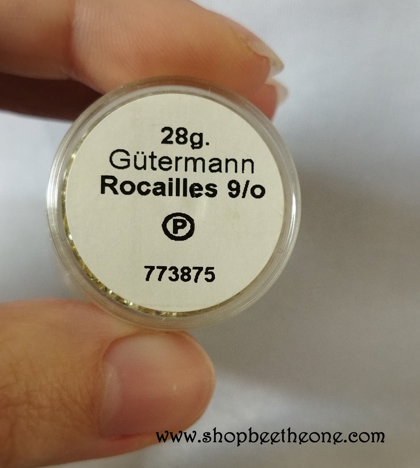 Lot de 1 g de Perles de rocaille rondes en verre Gütermann Rocailles - 2,7 mm (9/o) - 2 coloris