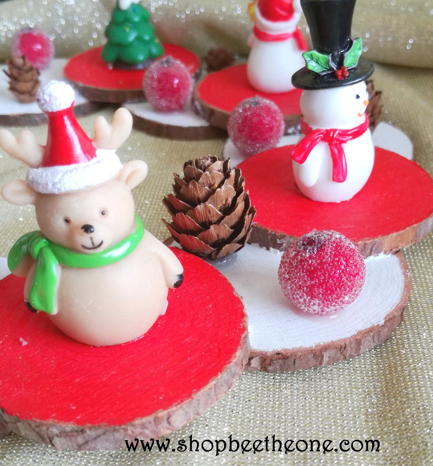 Couronne de Noël décorative pour centre de table - Marque Zambara