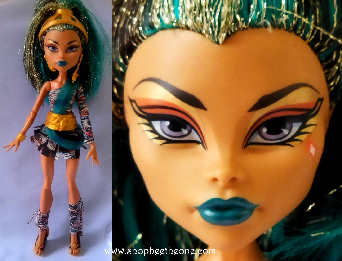 Nefera de Nile Signature - Mattel 2012 - Poupée - Vêtements - Bijoux - Chaussures - Accessoire