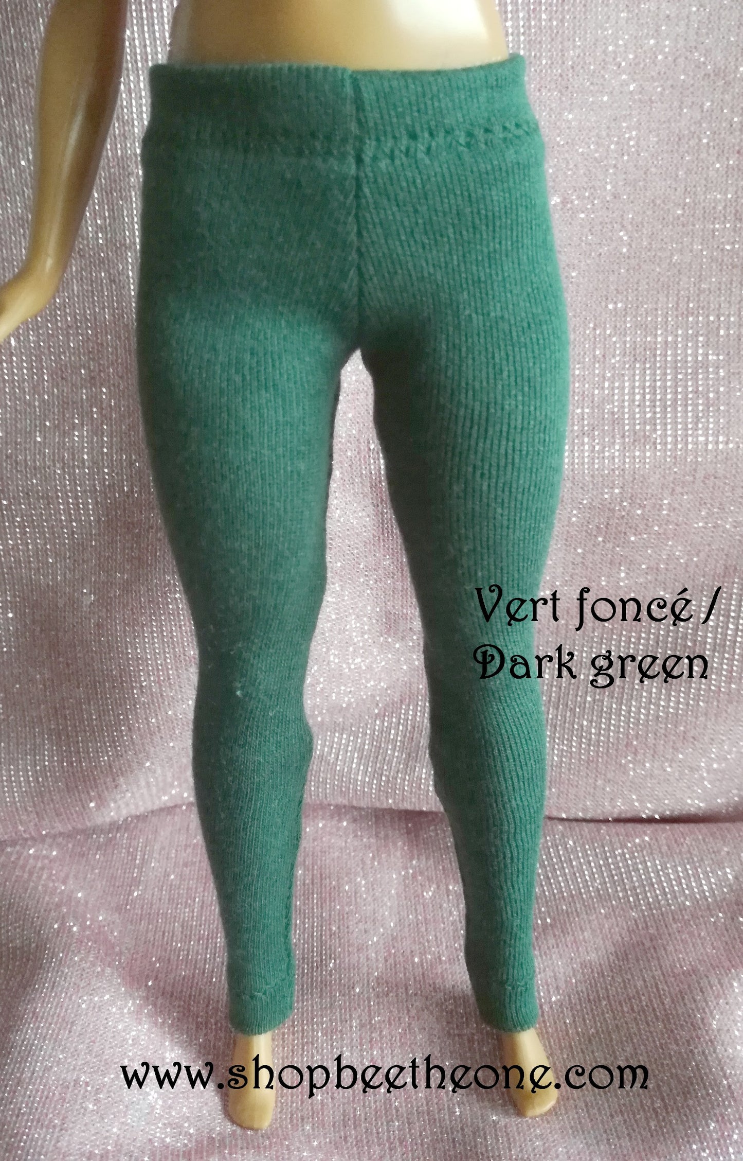 Pantalon collant leggings long pour poupées Barbie - 11 couleurs - 4 tailles - Collection Basics - par Bee the One