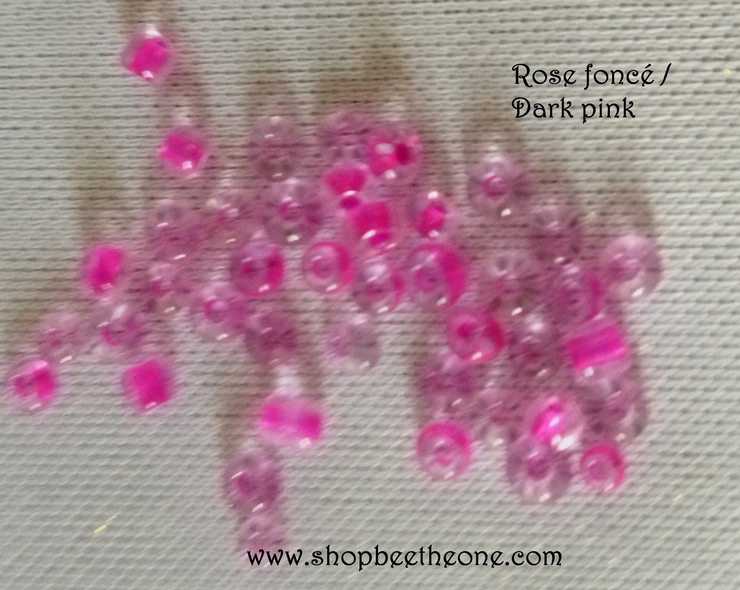Lot de 1 g de Perles de rocaille intercalaire graine en verre - 2 mm - 6 coloris