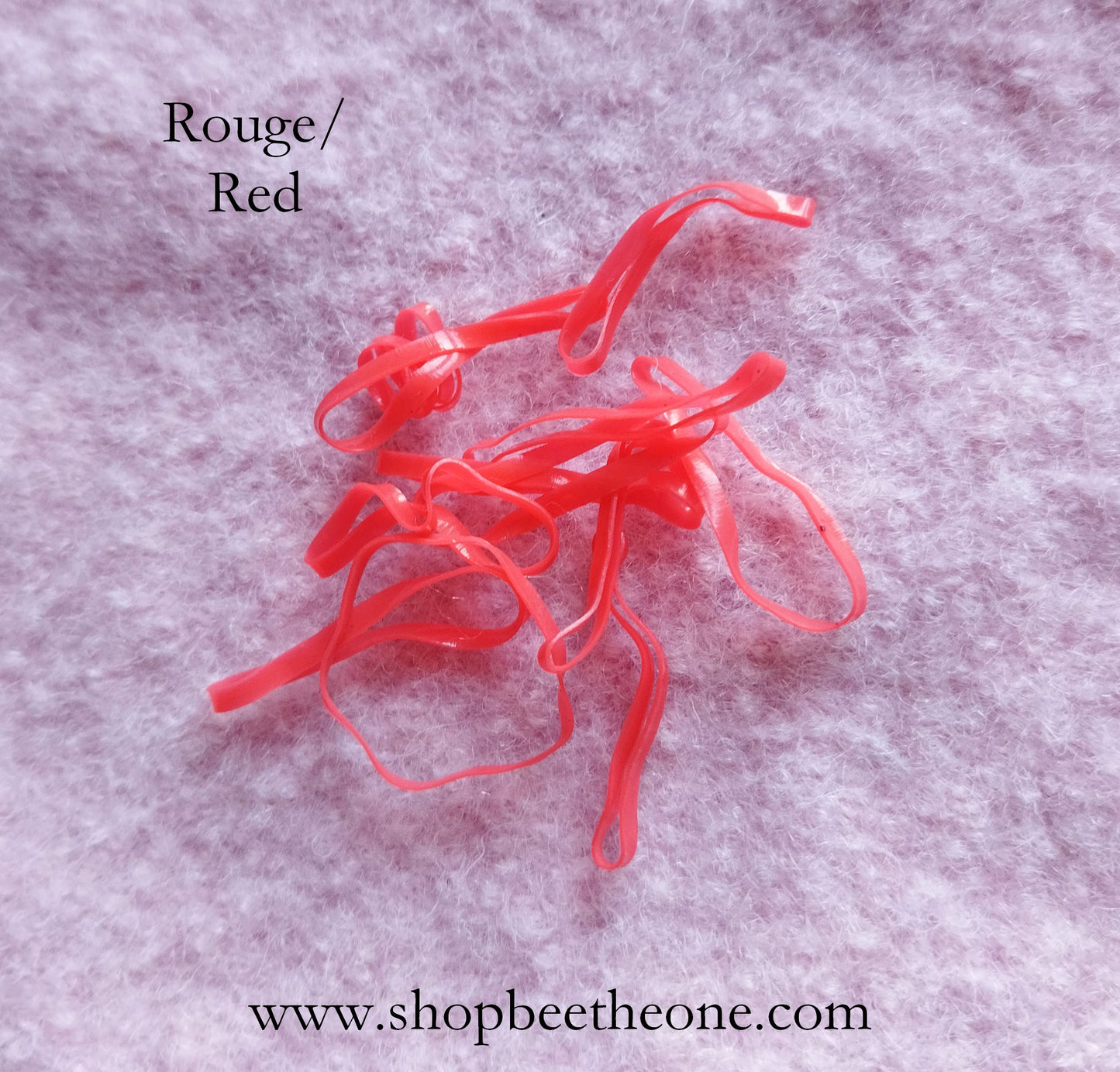 Lot de 15 Elastiques fins en caoutchouc, pour cheveux - 5 couleurs fluo au choix