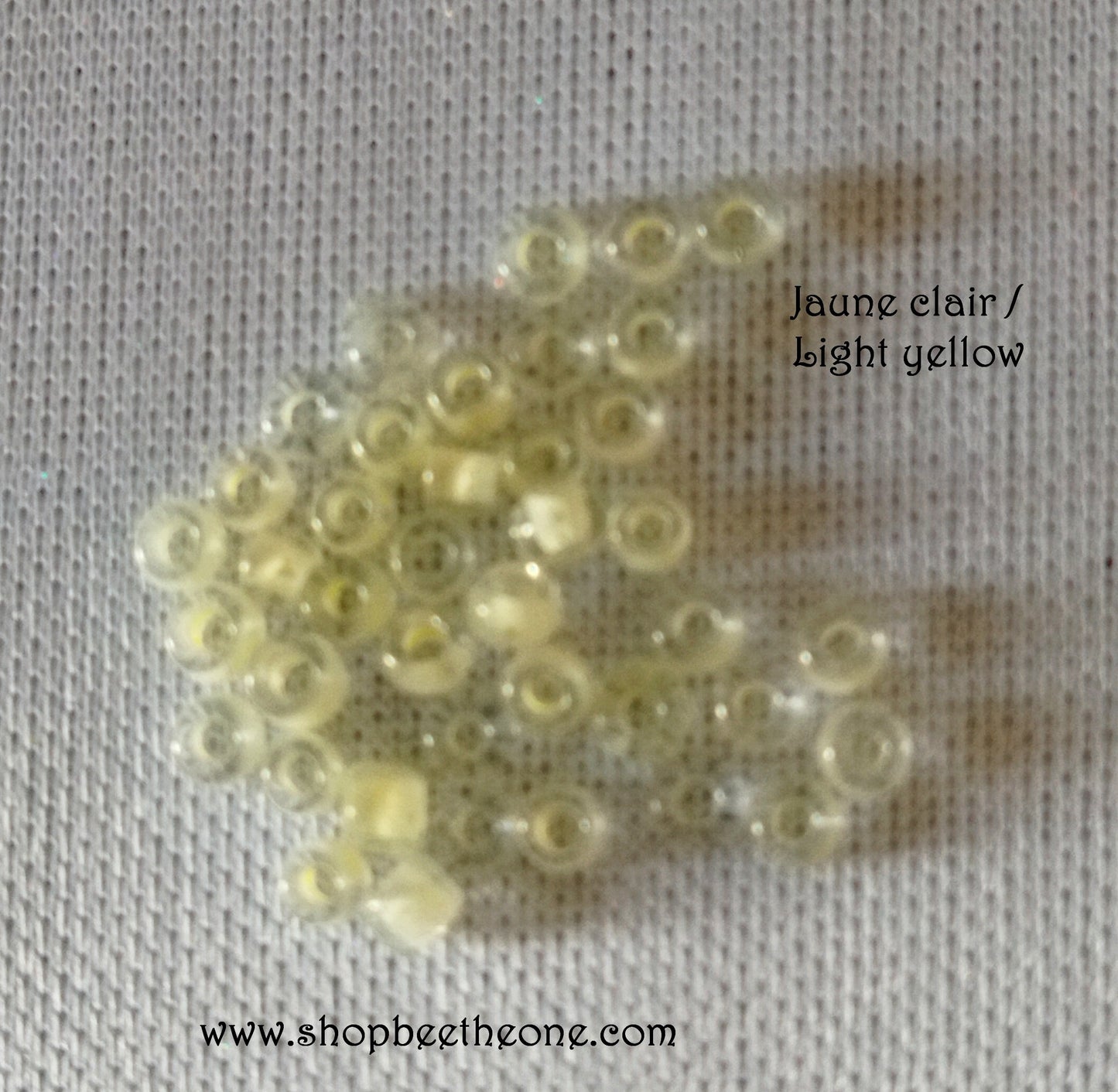 Lot de 1 g de Perles de rocaille intercalaire graine en verre - 2 mm - 6 coloris