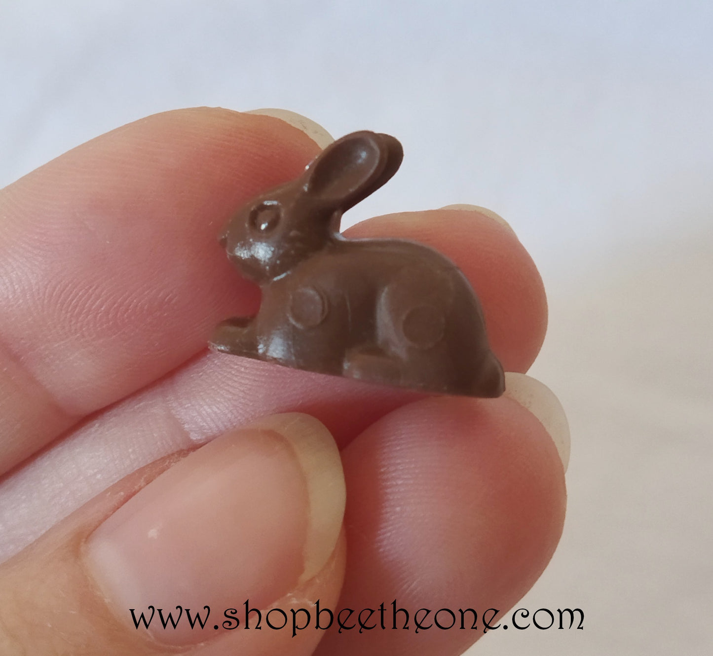 Lapin couché - Playmobil 1999 - Marron foncé