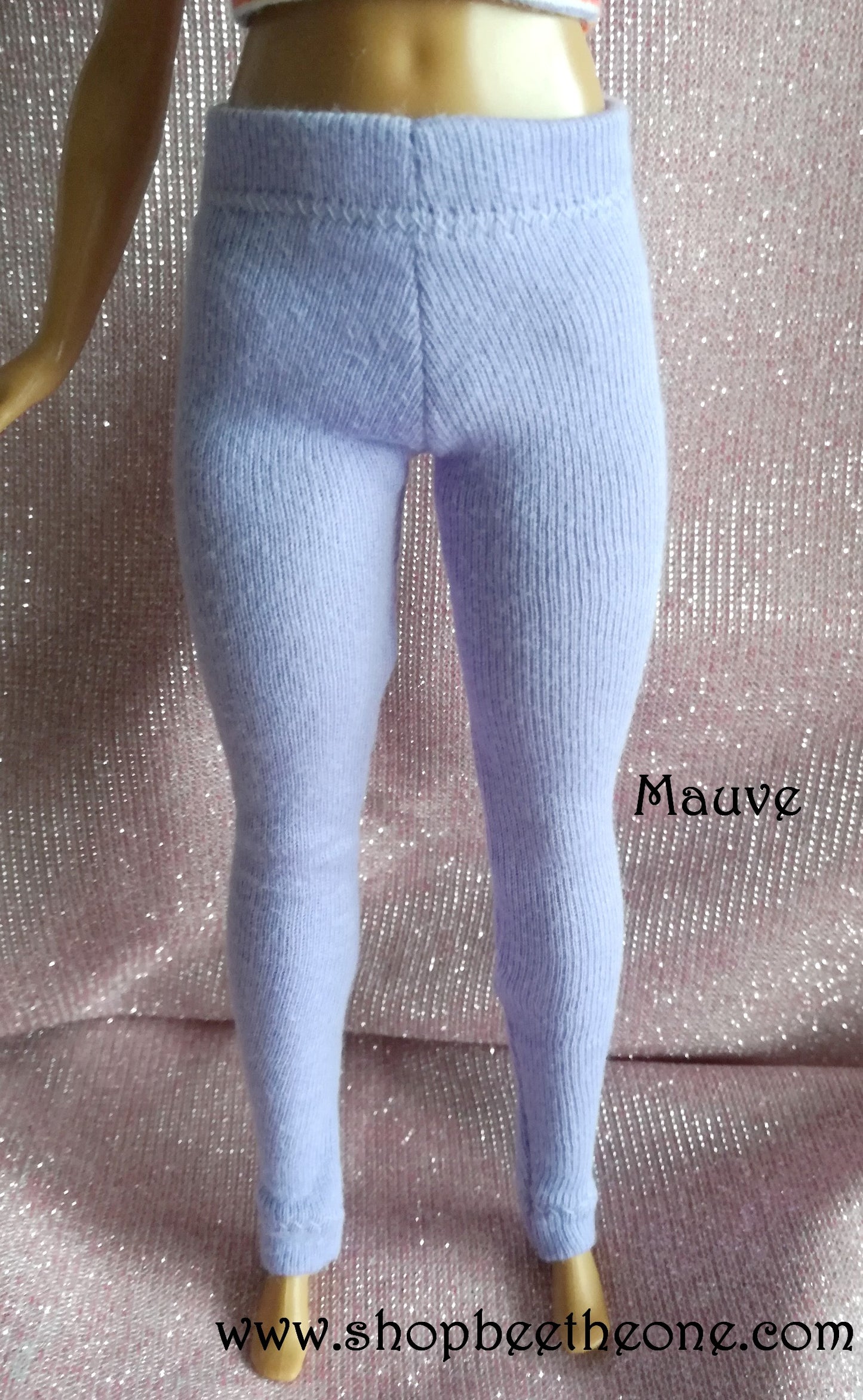 Pantalon collant leggings long pour poupées Barbie - 11 couleurs - 4 tailles - Collection Basics - par Bee the One