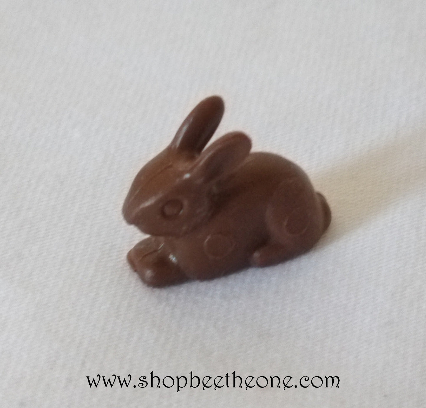 Lapin couché - Playmobil 1999 - Marron foncé
