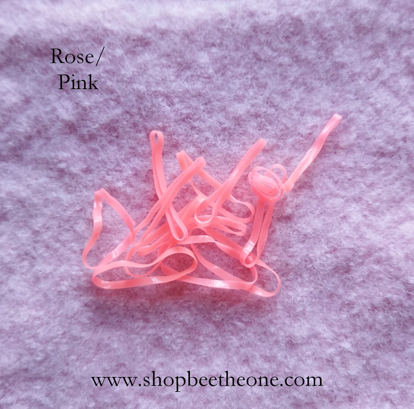Lot de 15 Elastiques fins en caoutchouc, pour cheveux - 5 couleurs fluo au choix