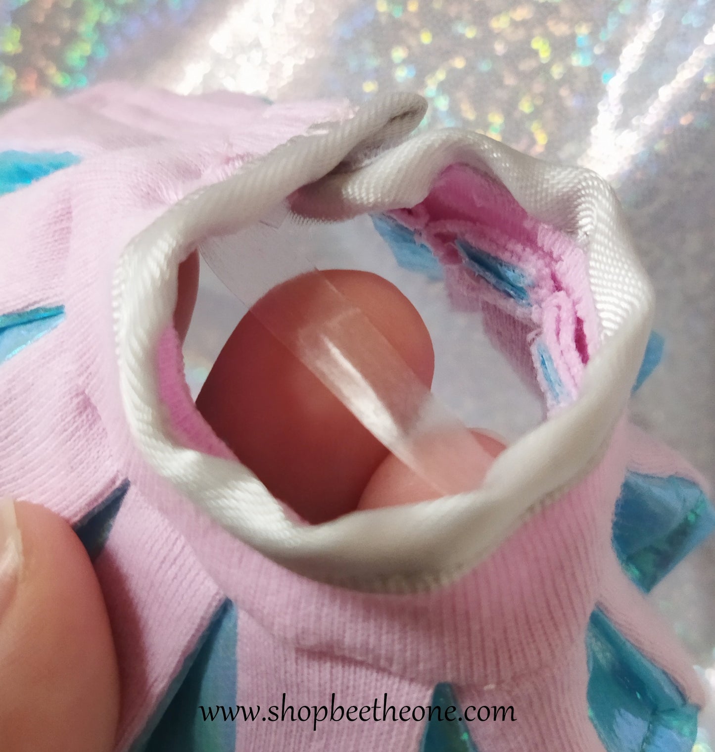 Jupe plissée bicolore et brillante pour poupées L.O.L Surprise! O.M.G - 2 coloris - par Bee the One - Collection Glitter Party