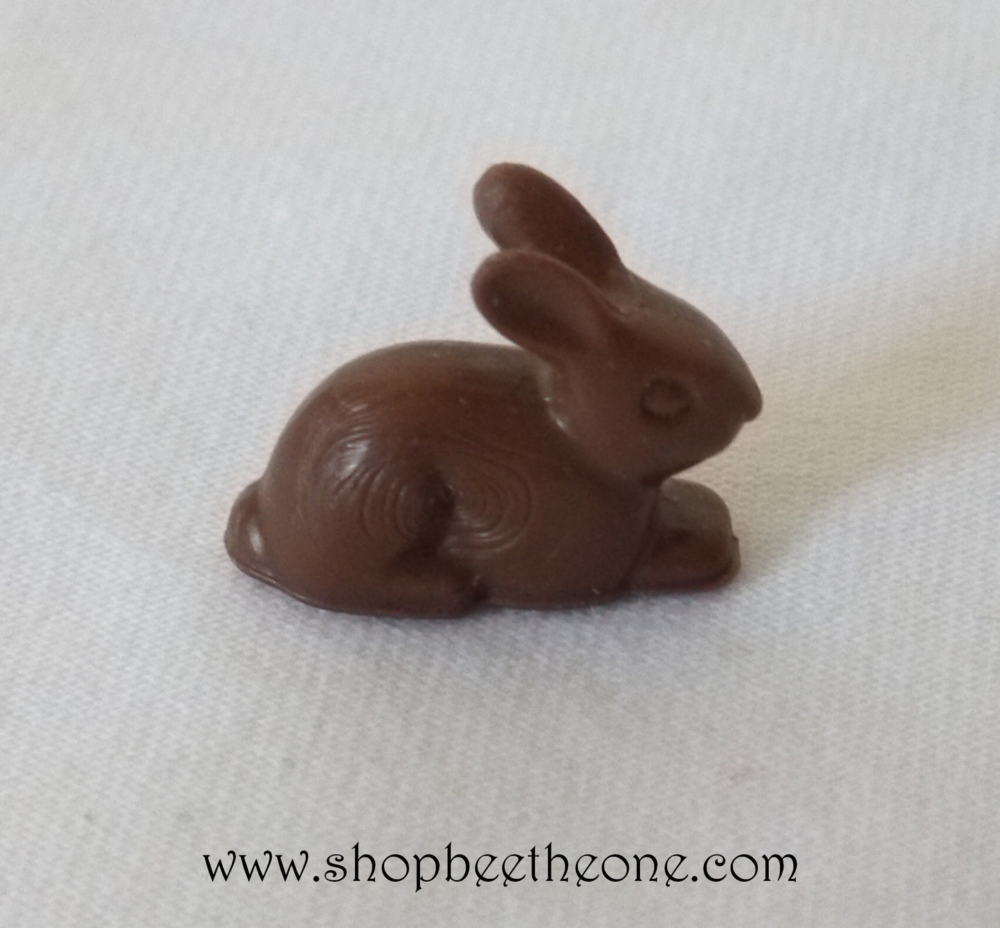 Lapin couché - Playmobil 1999 - Marron foncé