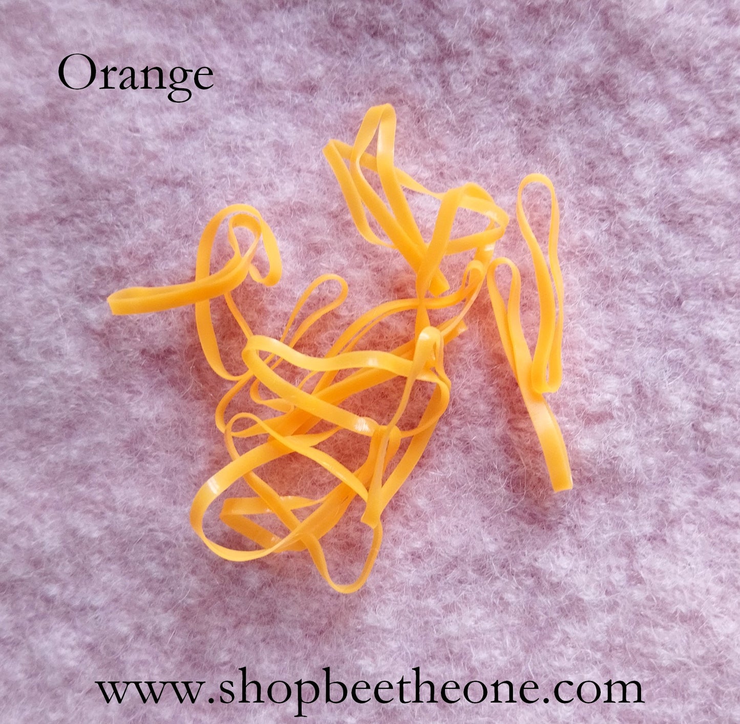 Lot de 15 Elastiques fins en caoutchouc, pour cheveux - 5 couleurs fluo au choix