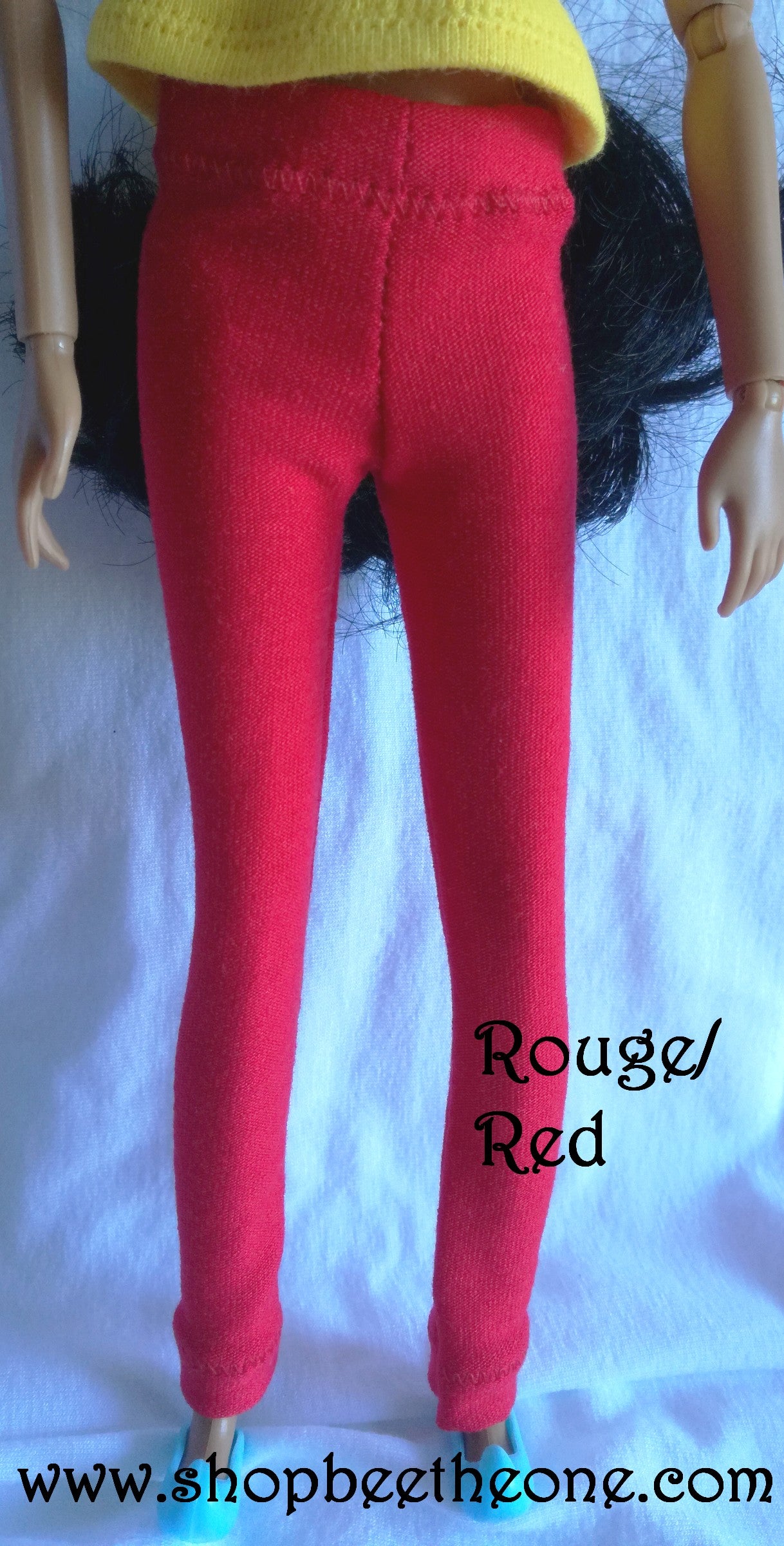 Pantalon collant leggings long pour poupées Disney Princesses (Store et Hasbro) - 5 coloris - Collection Basics - par Bee the One