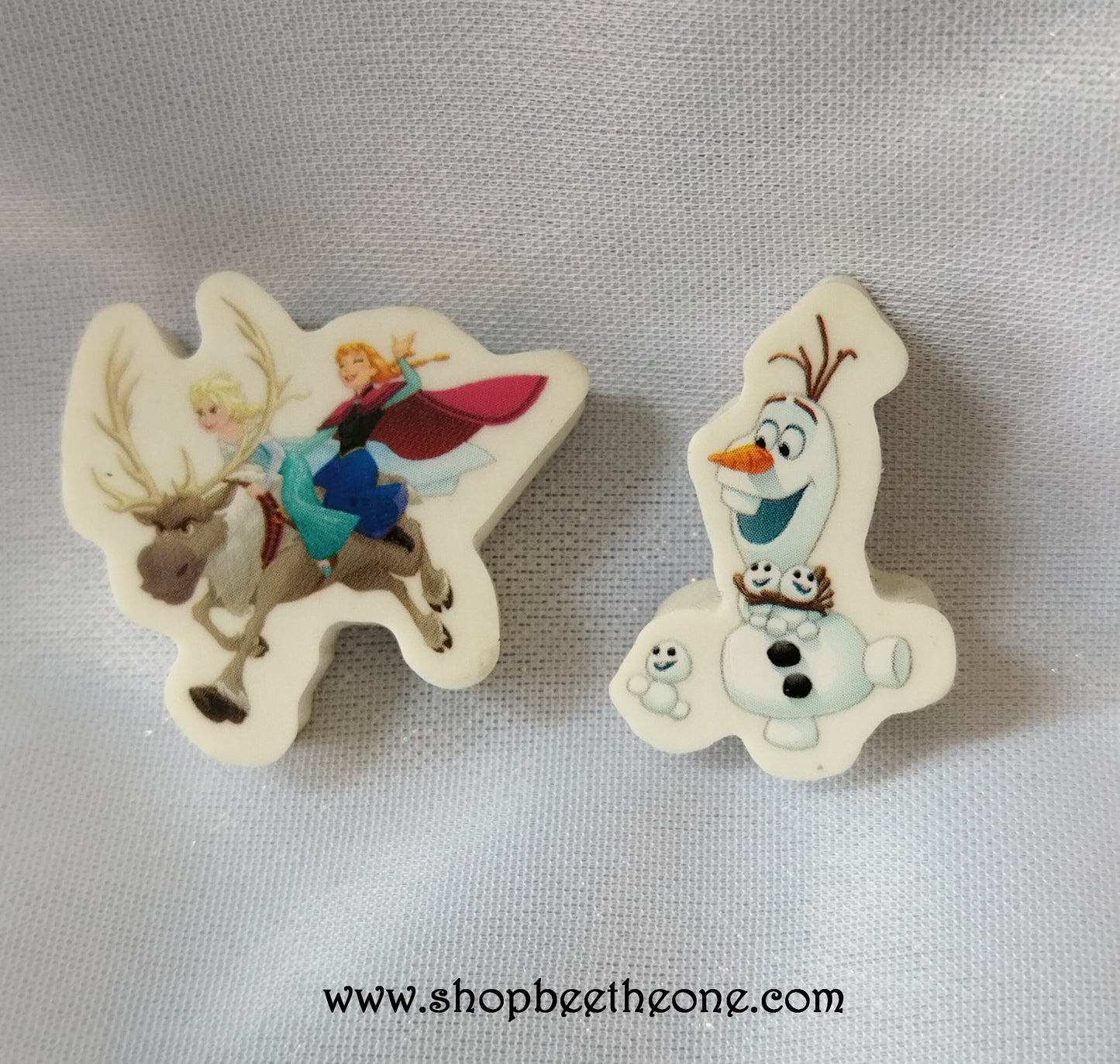 Lot de 2 Mini gommes à effacer La Reine des Neiges